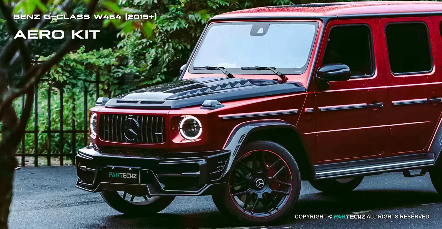 2019 Mercedes Benz G-Class W464 Paktechz Full Dry Carbon Aerodynamics kit - Image 23