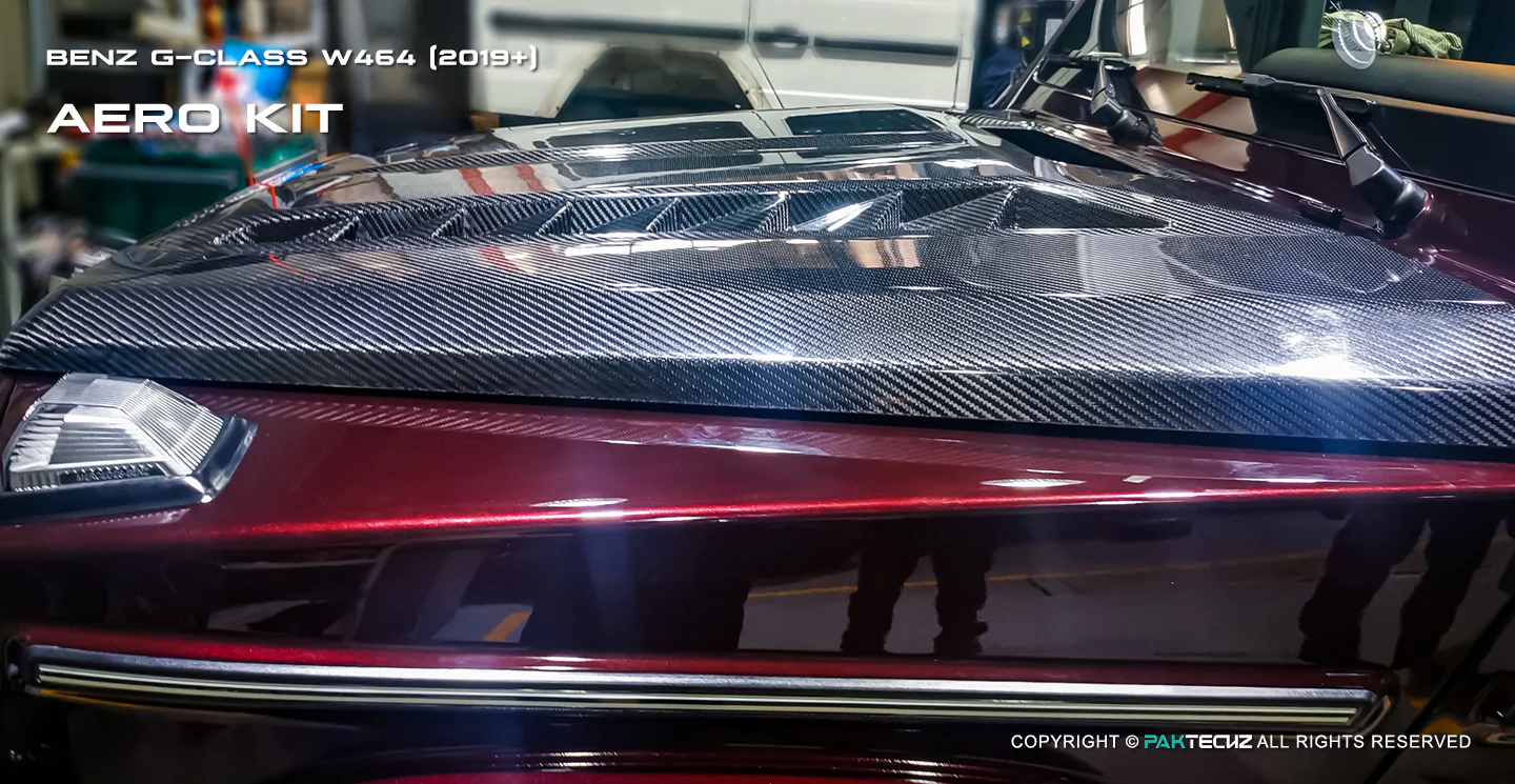 2019 Mercedes Benz G-Class W464 Paktechz Full Dry Carbon Aerodynamics kit - Image 24