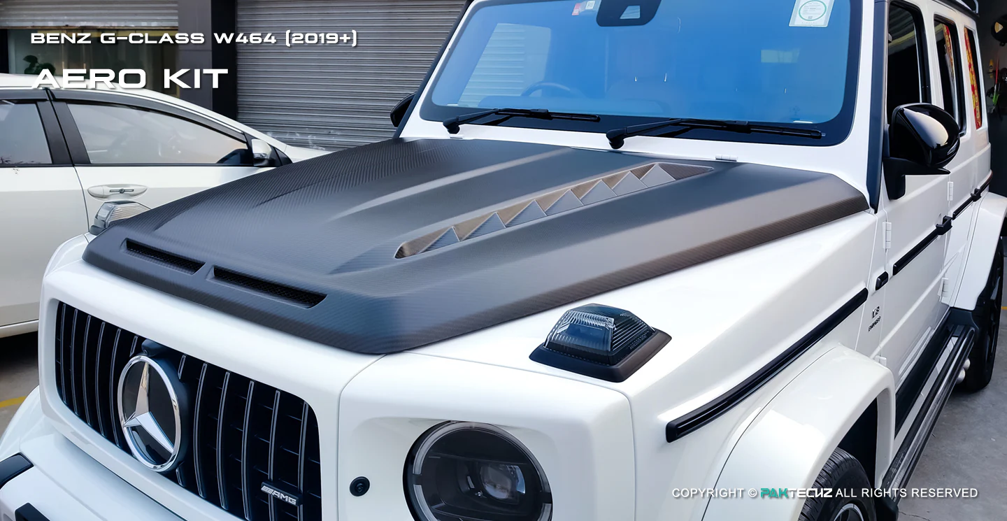 2019 Mercedes Benz G-Class W464 Paktechz Full Dry Carbon Aerodynamics kit - Image 25