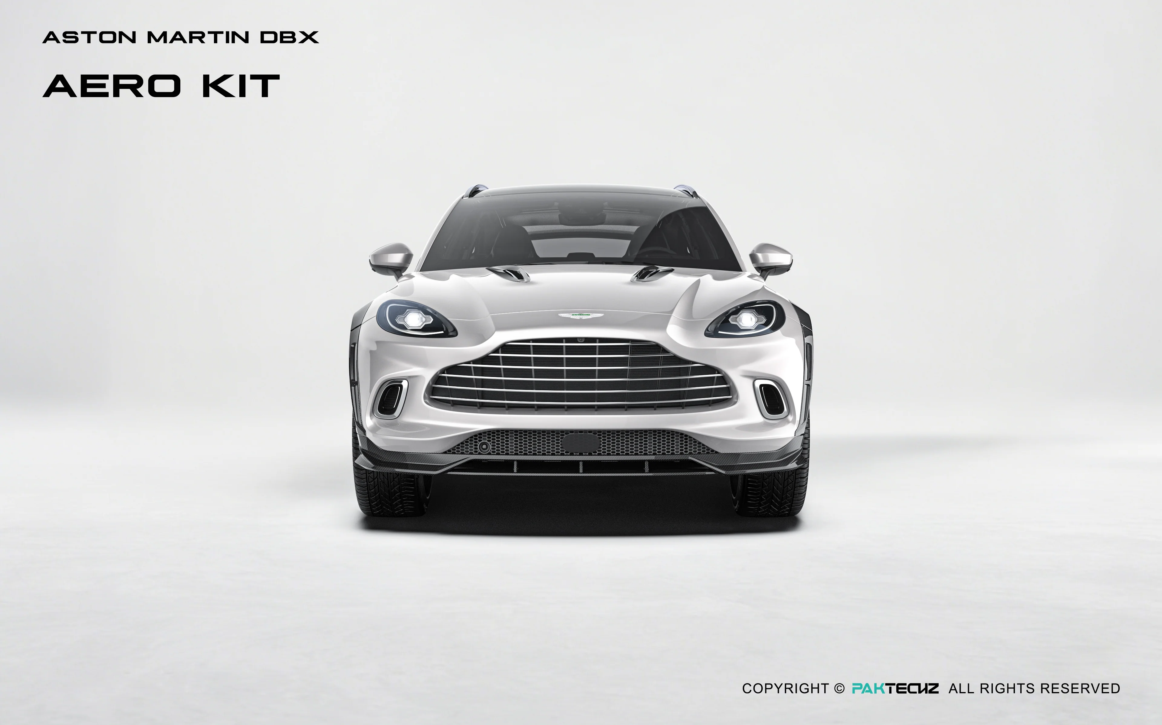 Aston Martin DBX Paktechz Full Dry Carbon Aerodynamics kit - Image 4