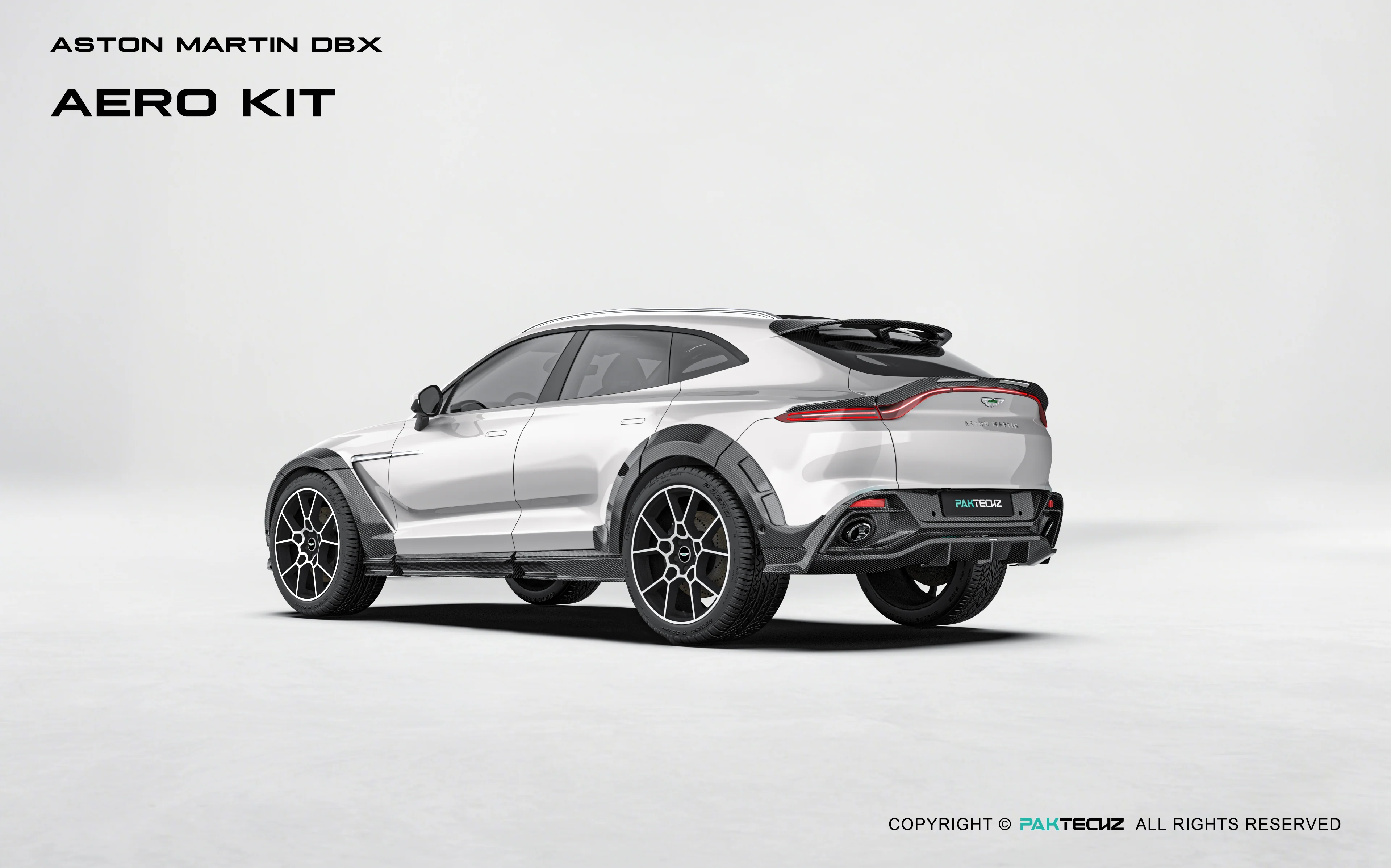 Aston Martin DBX Paktechz Full Dry Carbon Aerodynamics kit - Image 6