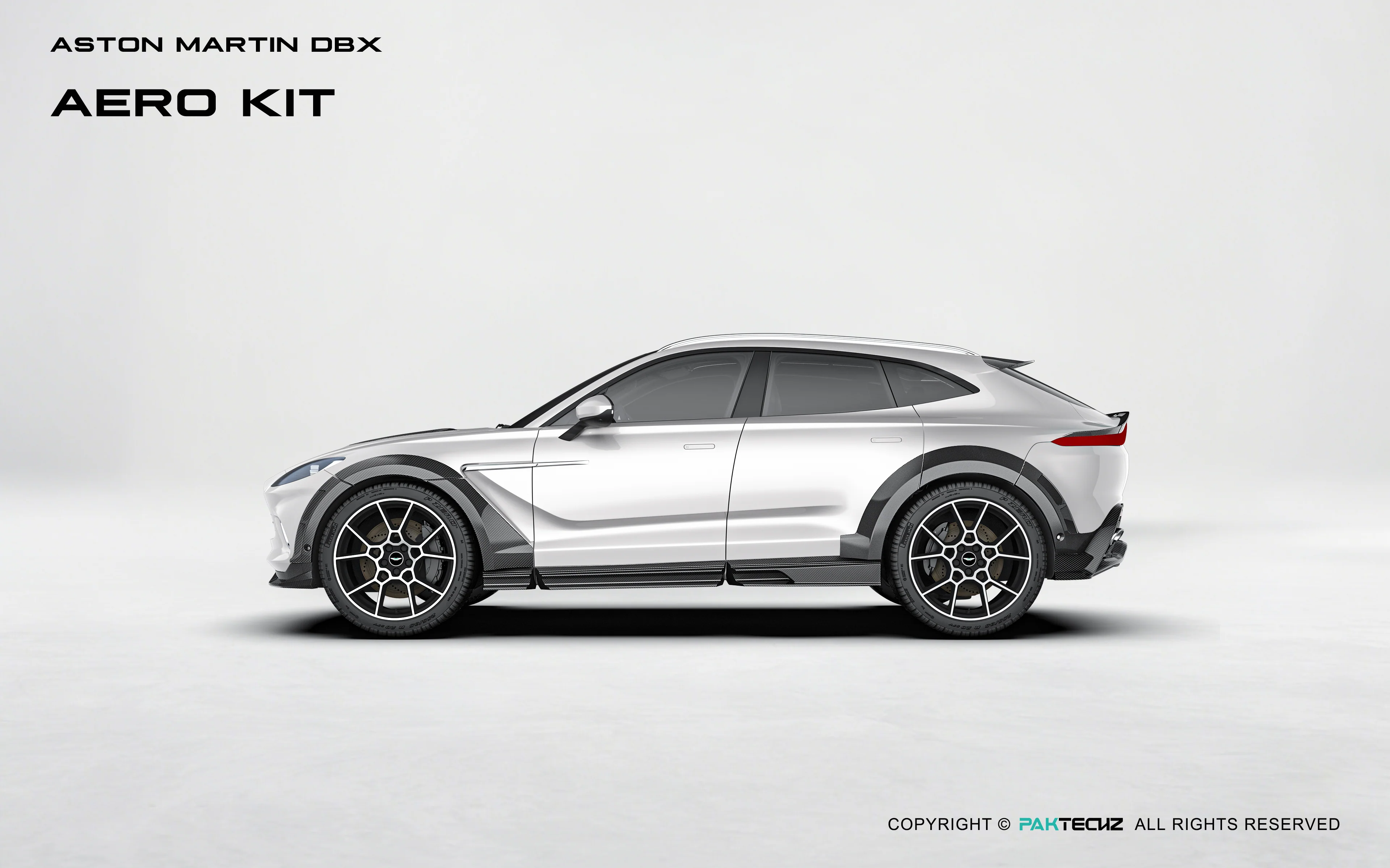 Aston Martin DBX Paktechz Full Dry Carbon Aerodynamics kit - Image 7