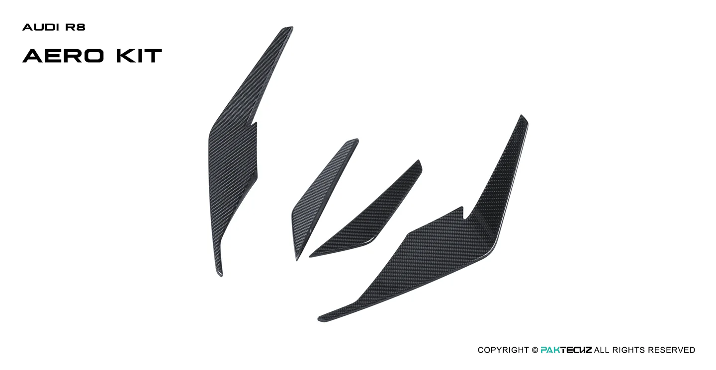 Audi R8 (Gen 2) Paktechz Full Dry Carbon Aerodynamics kit (2019-2023) - Image 10