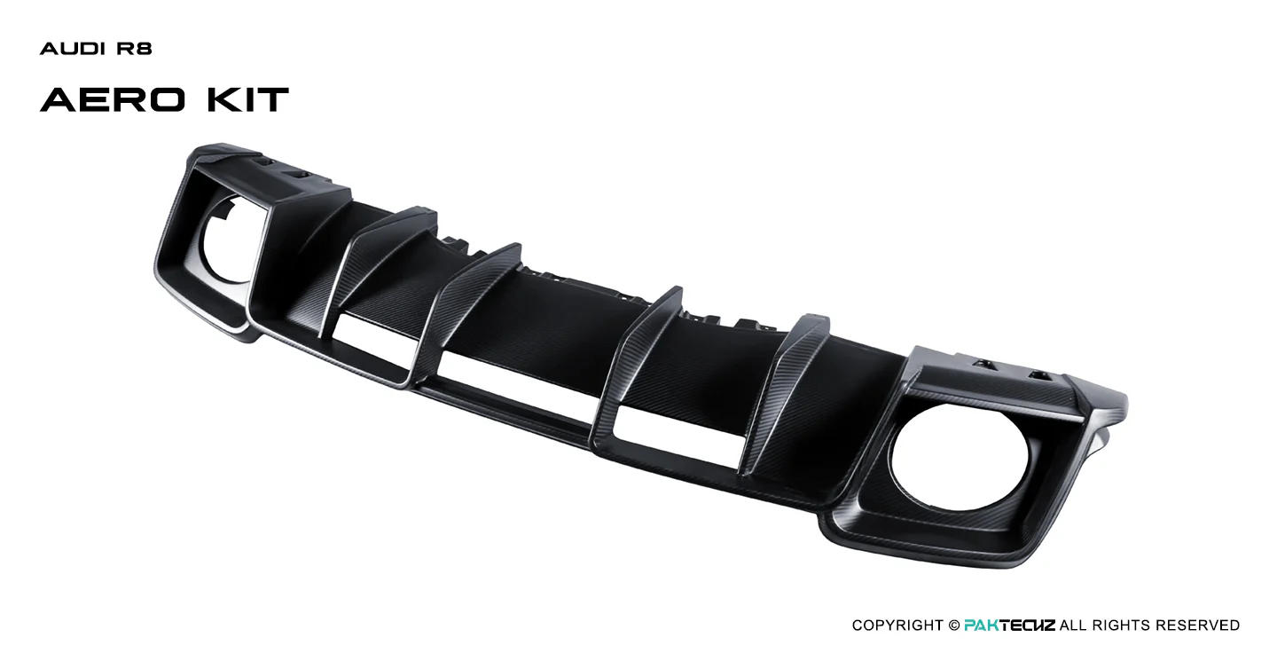 Audi R8 (Gen 2) Paktechz Full Dry Carbon Aerodynamics kit (2019-2023) - Image 13