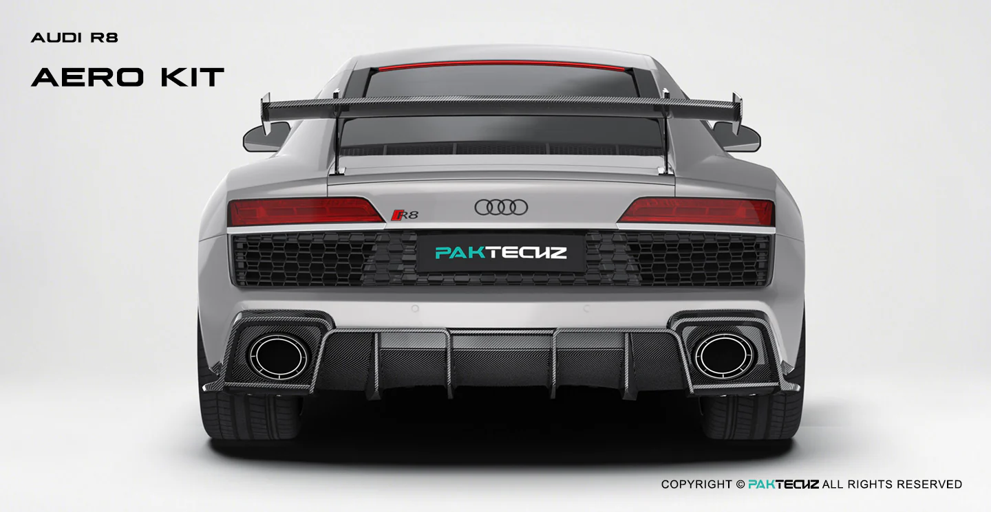 Audi R8 (Gen 2) Paktechz Full Dry Carbon Aerodynamics kit (2019-2023) - Image 18