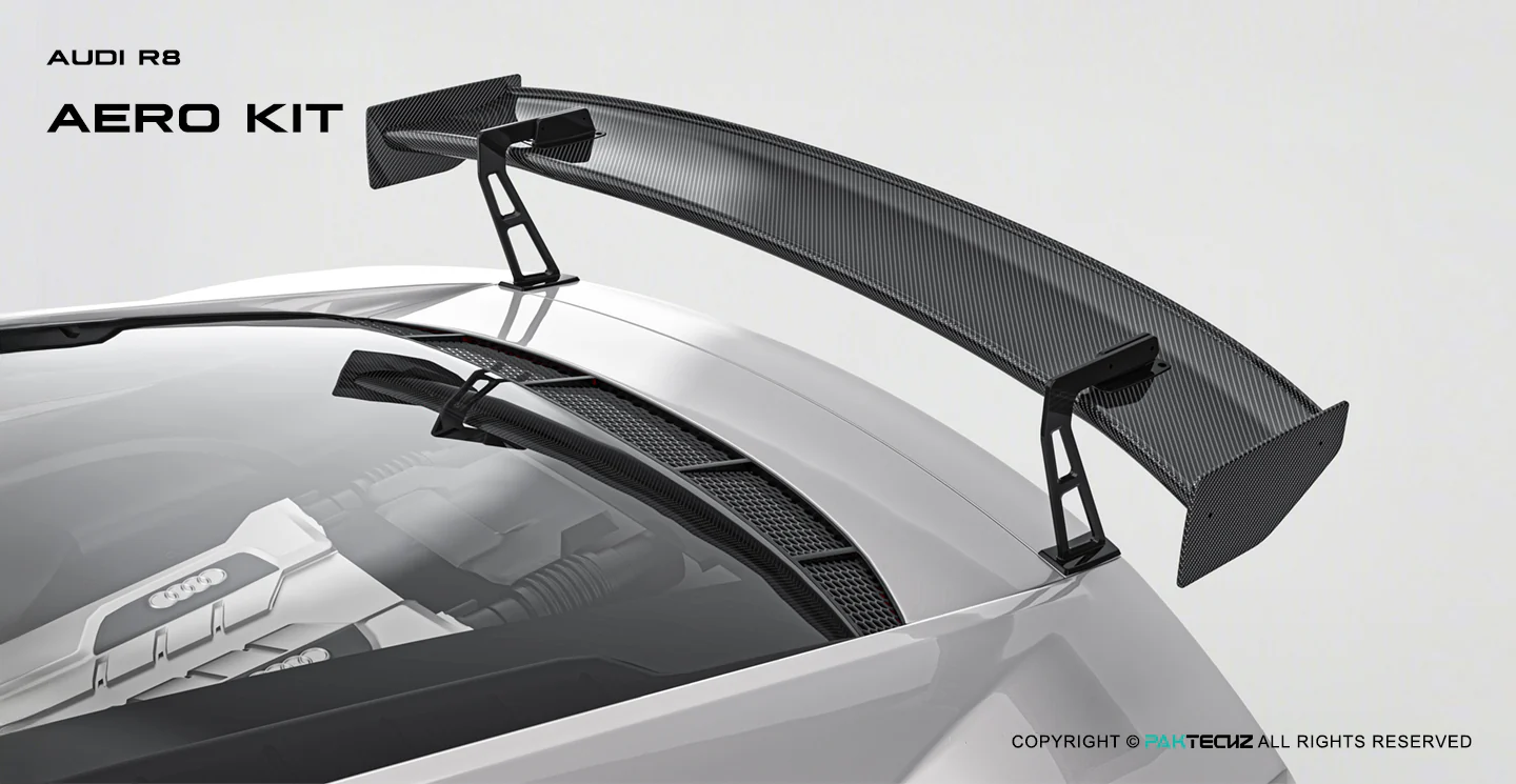 Audi R8 (Gen 2) Paktechz Full Dry Carbon Aerodynamics kit (2019-2023) - Image 21