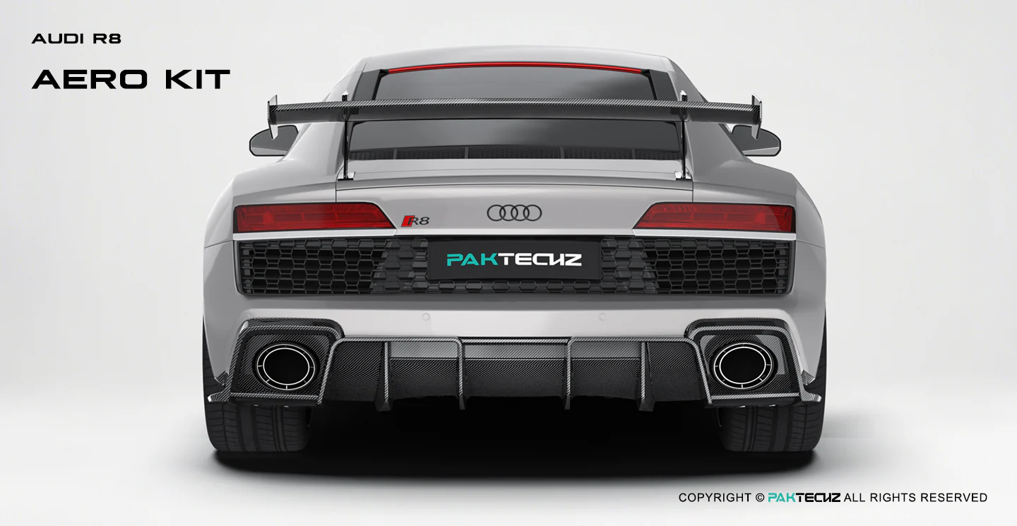 Audi R8 (Gen 2) Paktechz Full Dry Carbon Aerodynamics kit (2019-2023) - Image 22
