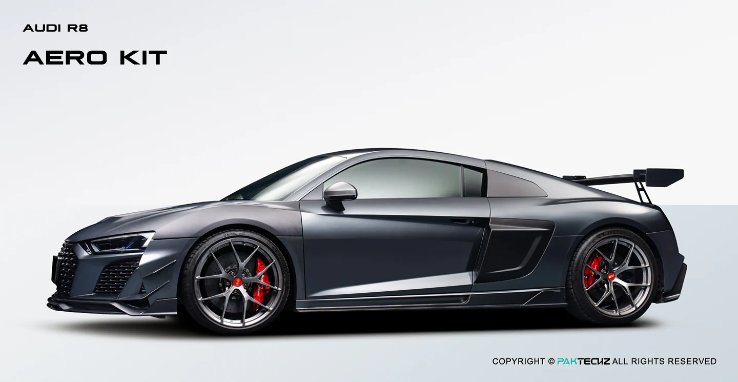 Audi R8 (Gen 2) Paktechz Full Dry Carbon Aerodynamics kit (2019-2023) - Image 5