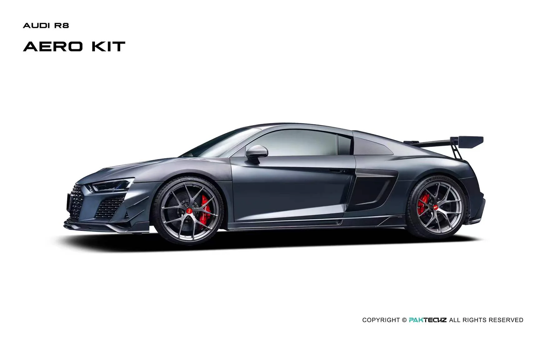 Audi R8 (Gen 2) Paktechz Full Dry Carbon Aerodynamics kit (2019-2023) - Image 6