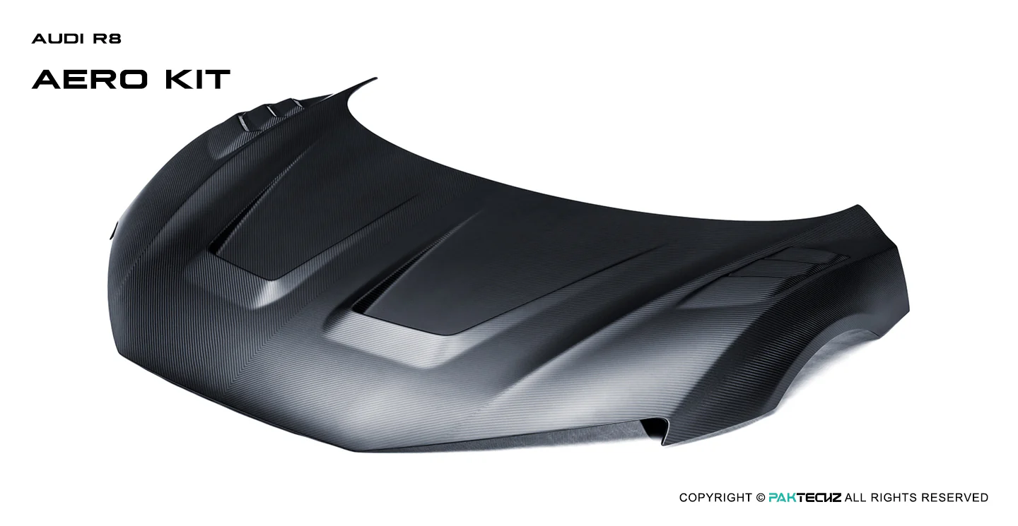 Audi R8 (Gen 2) Paktechz Full Dry Carbon Aerodynamics kit (2019-2023) - Image 11