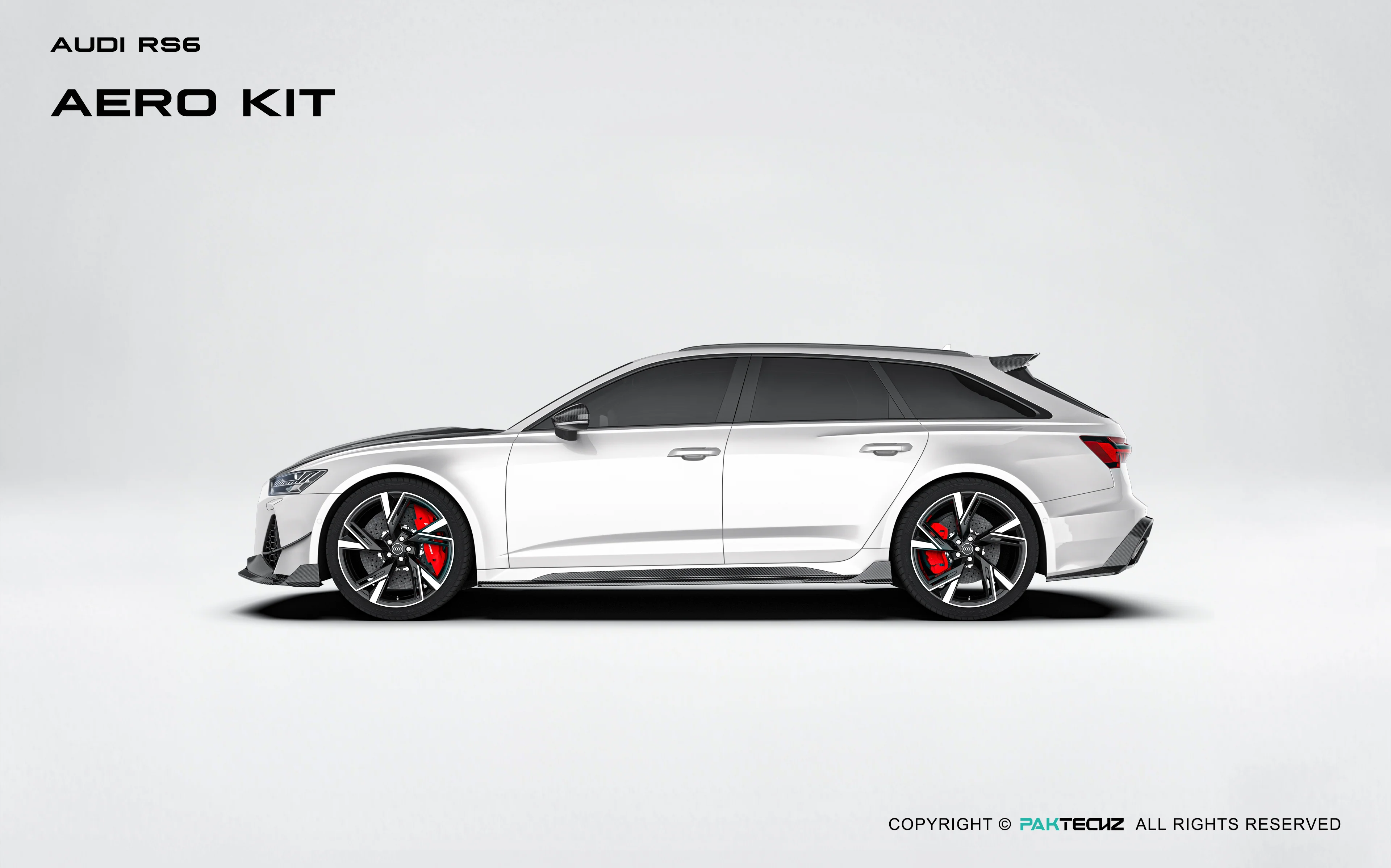 Audi RS6 C8 Paktechz Full Dry Carbon Aerodynamics kit - Image 3