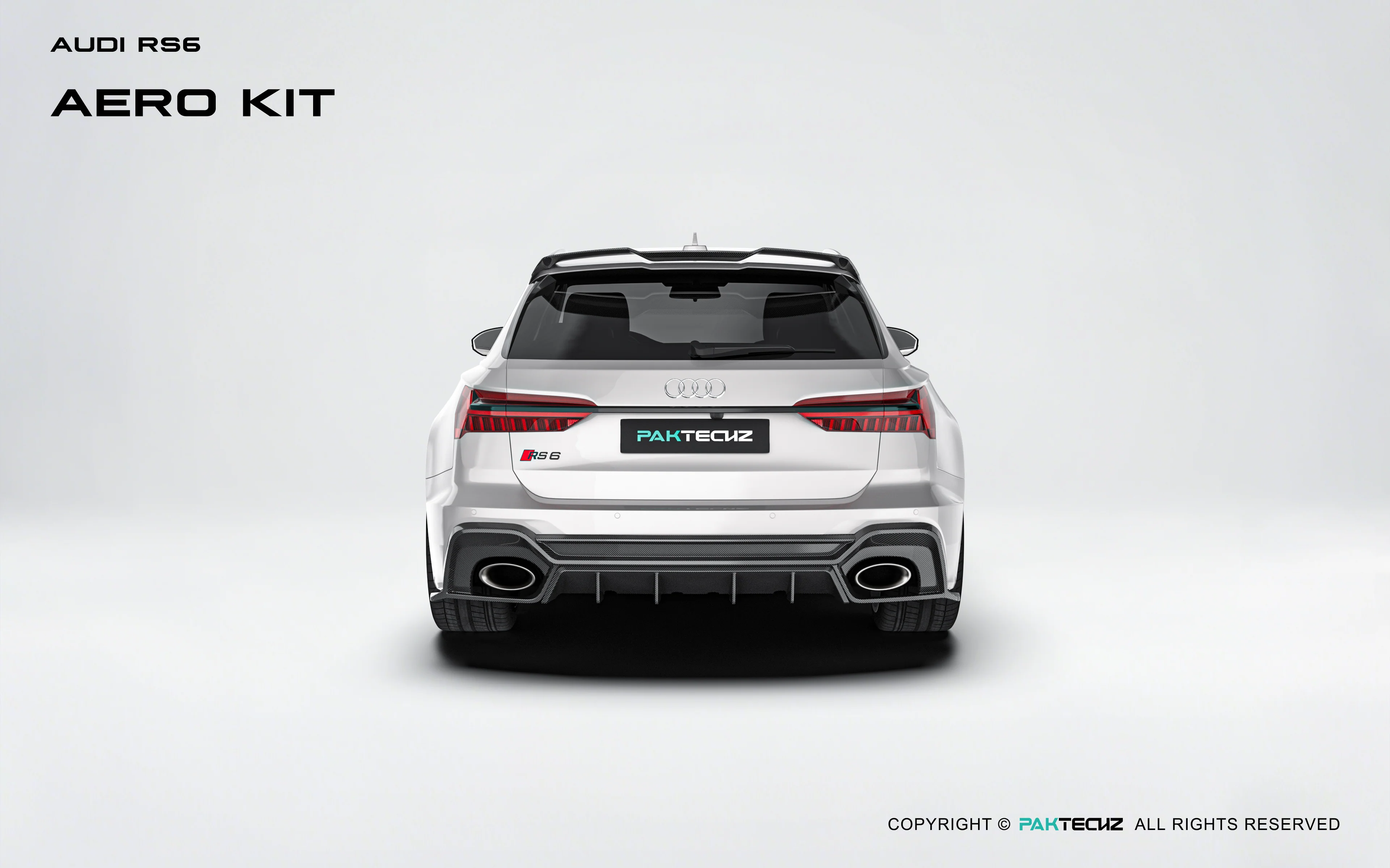 Audi RS6 C8 Paktechz Full Dry Carbon Aerodynamics kit - Image 4