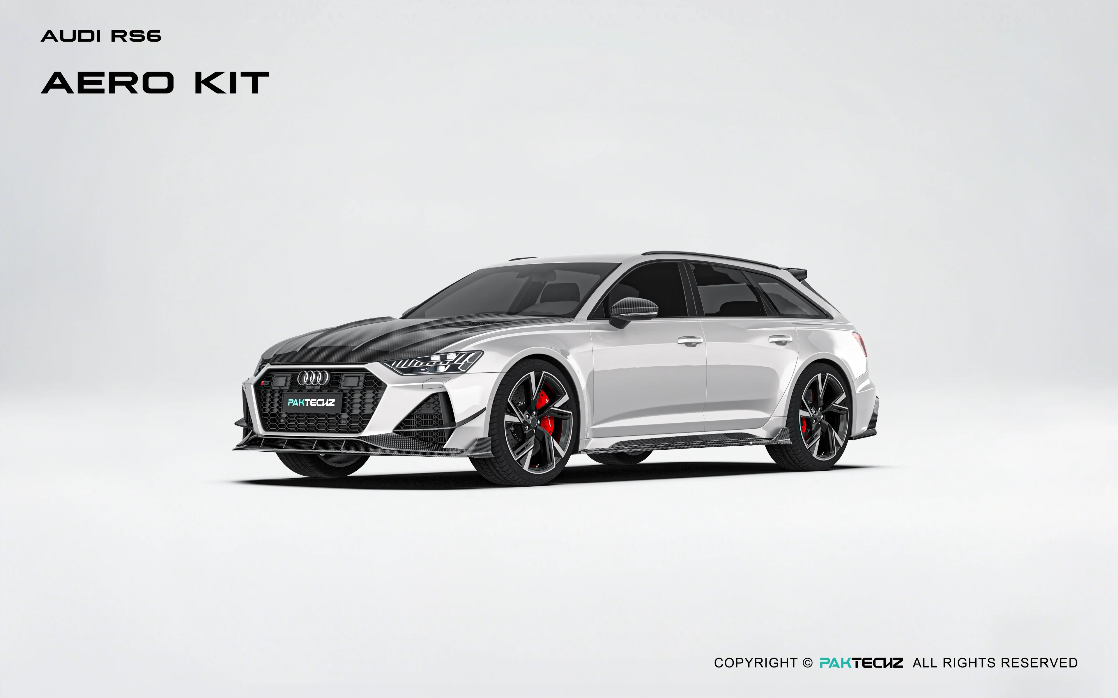 Audi RS6 C8 Paktechz Full Dry Carbon Aerodynamics kit - Image 5