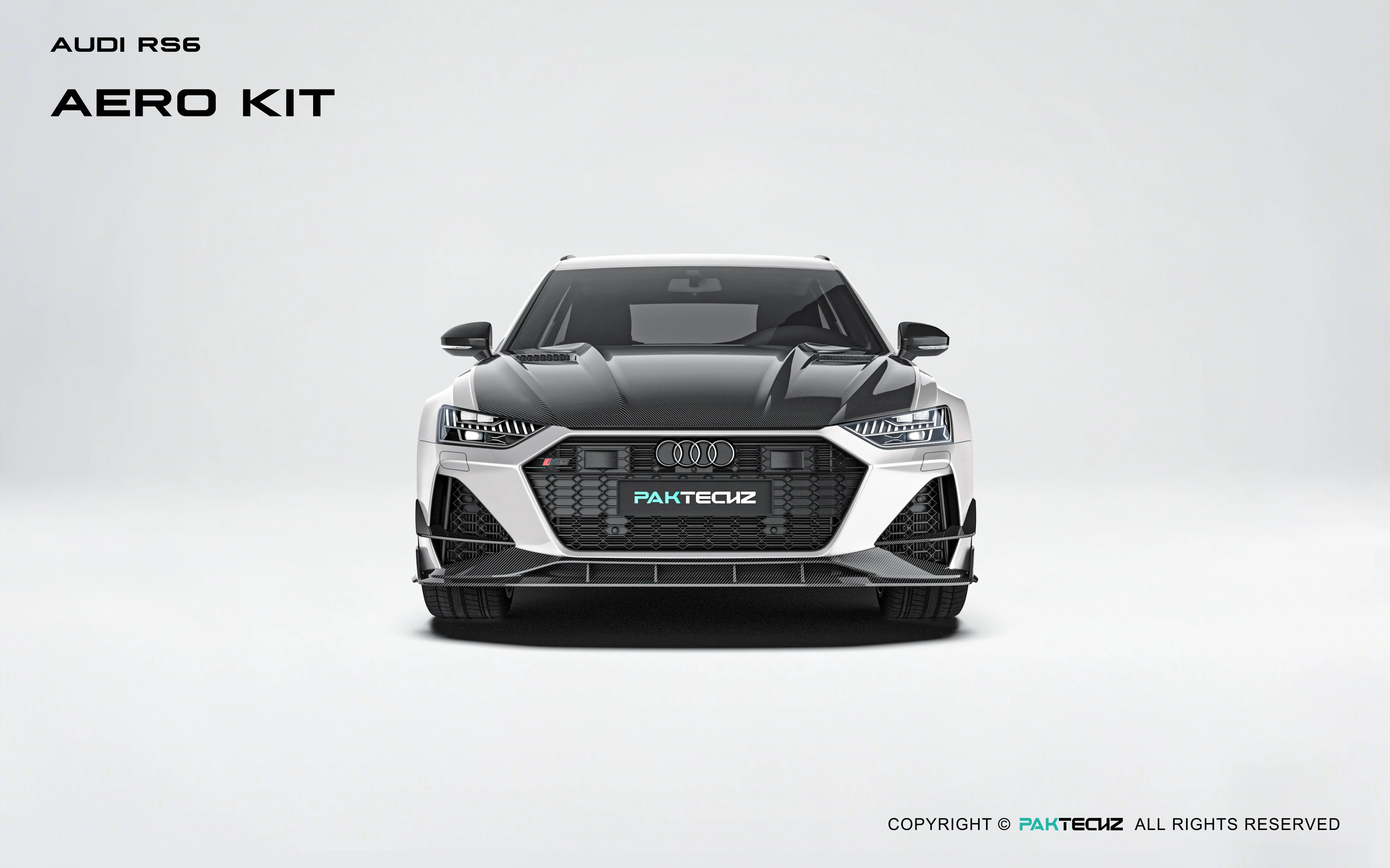 Audi RS6 C8 Paktechz Full Dry Carbon Aerodynamics kit - Image 6