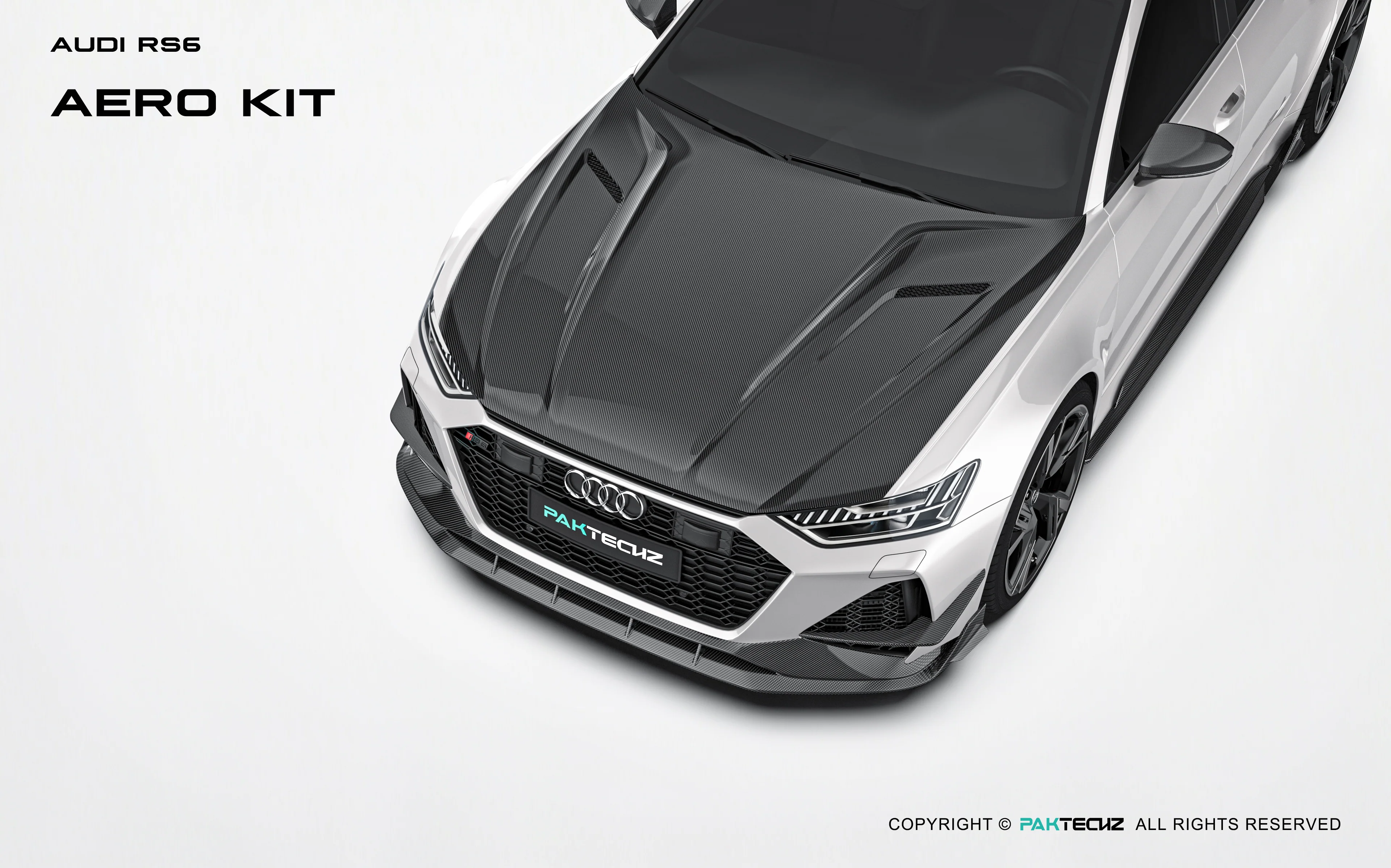 Audi RS6 C8 Paktechz Full Dry Carbon Aerodynamics kit - Image 7