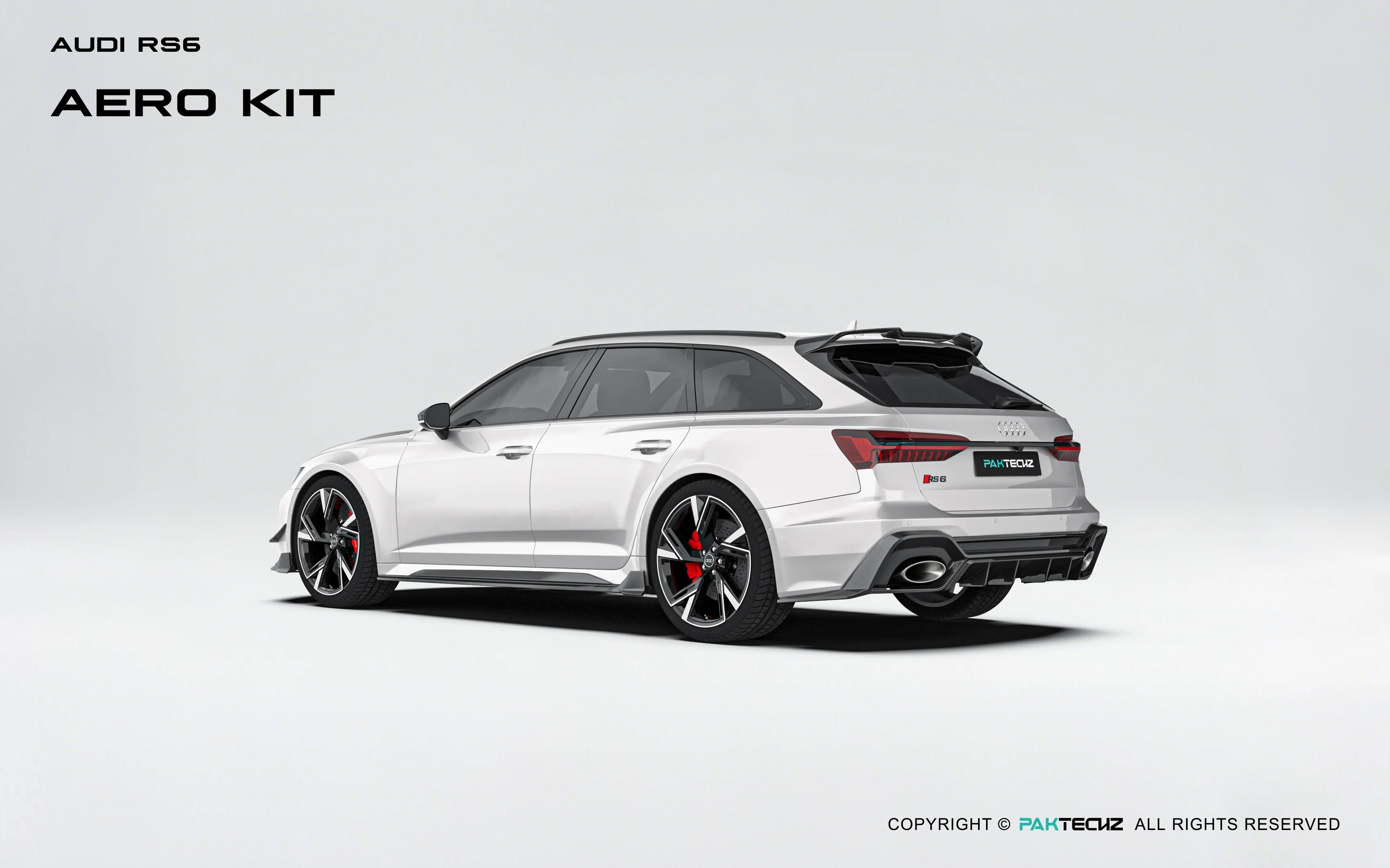 Audi RS6 C8 Paktechz Full Dry Carbon Aerodynamics kit - Image 8