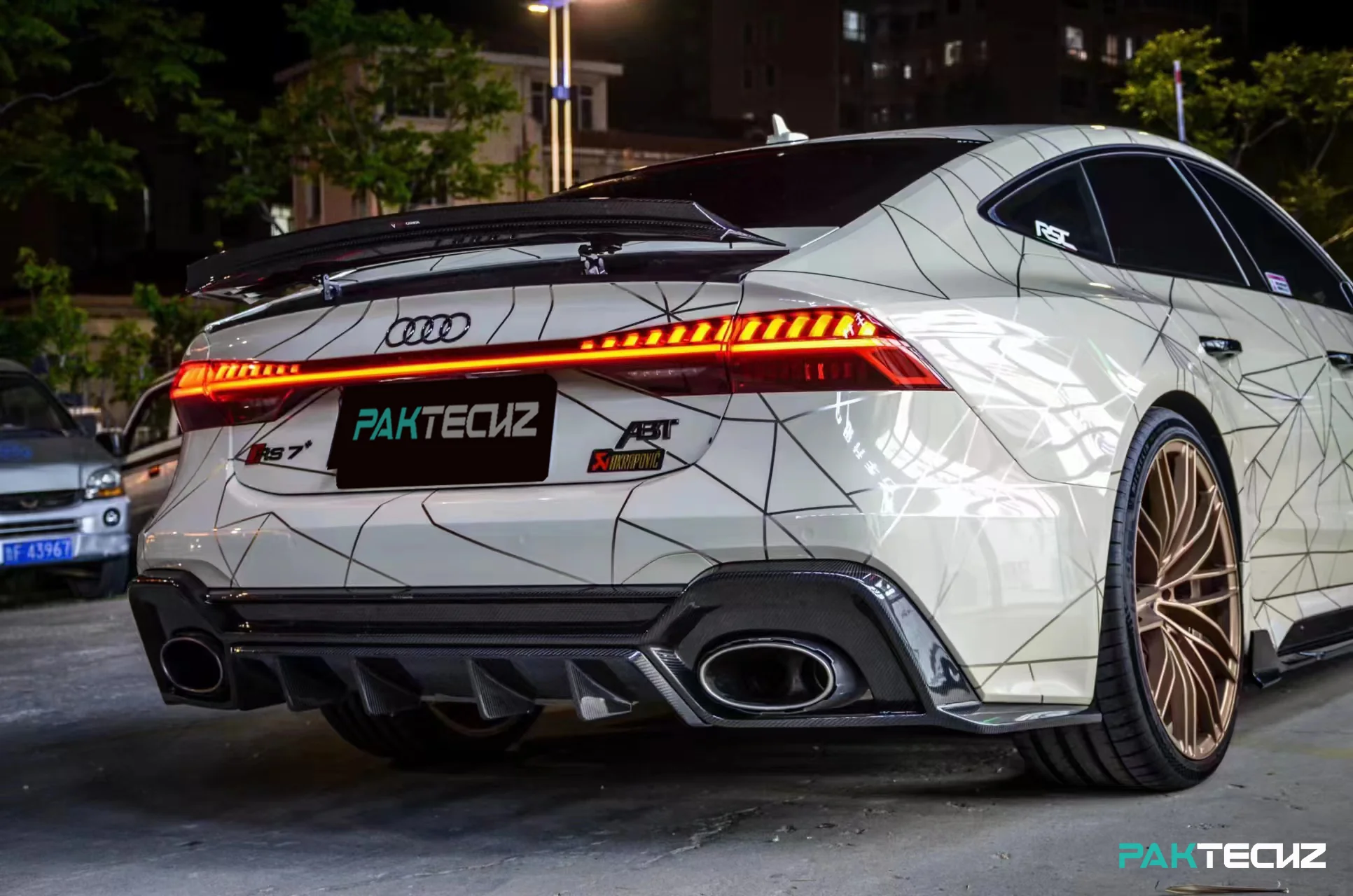 Audi RS7 C8 Paktechz Full Dry Carbon Aerodynamics kit - Image 15