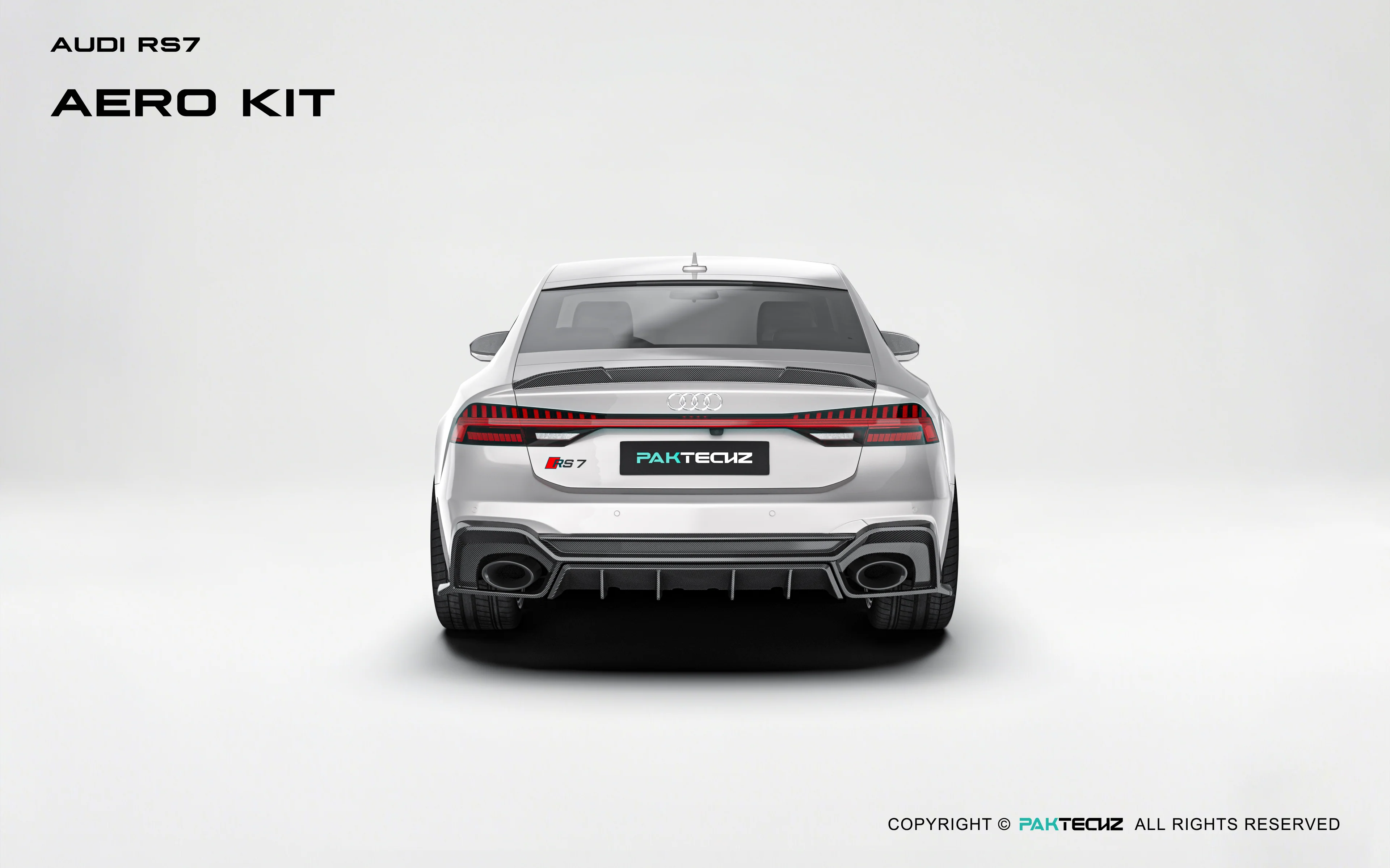 Audi RS7 C8 Paktechz Full Dry Carbon Aerodynamics kit - Image 4