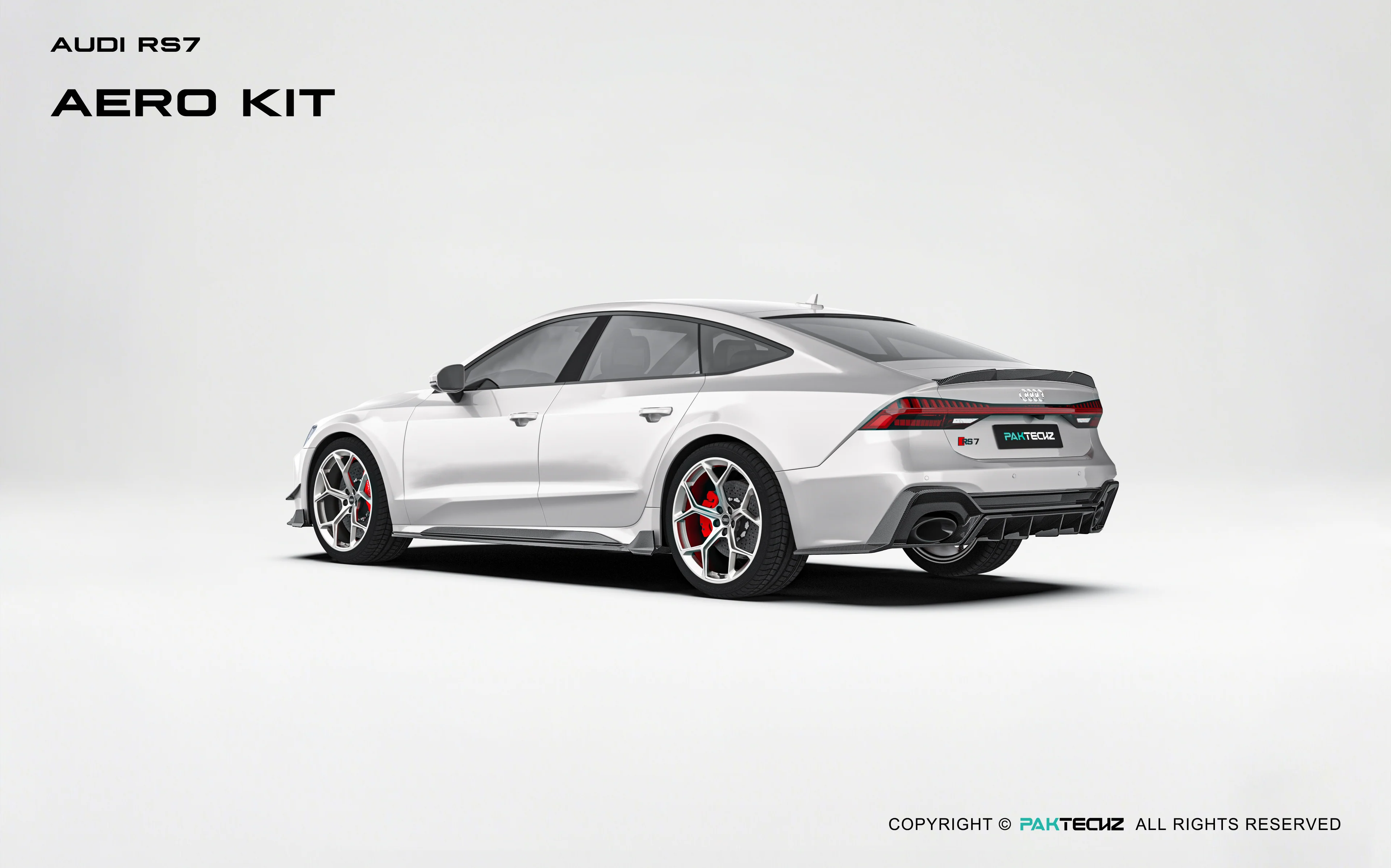 Audi RS7 C8 Paktechz Full Dry Carbon Aerodynamics kit - Image 5