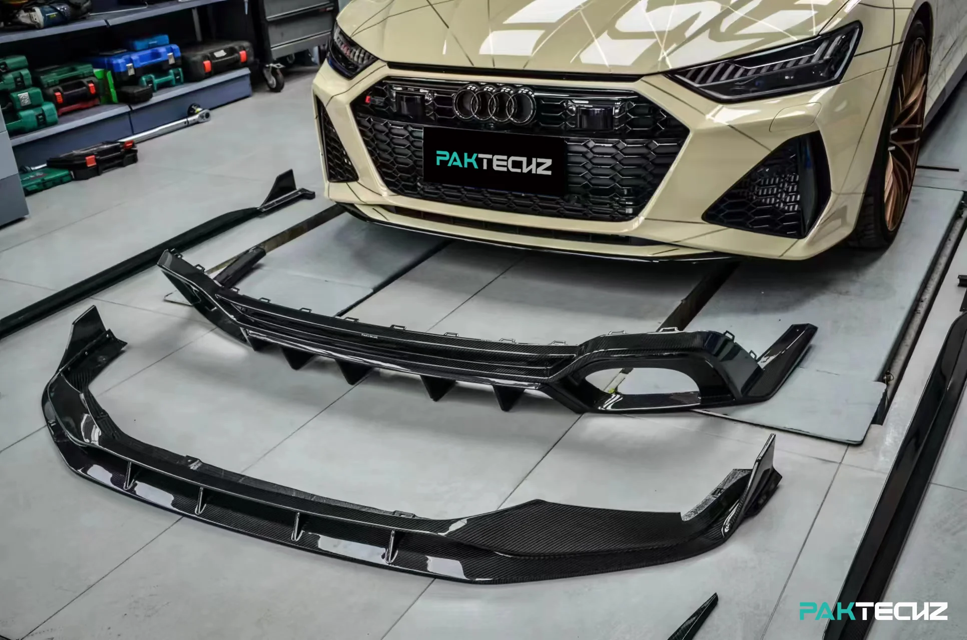 Audi RS7 C8 Paktechz Full Dry Carbon Aerodynamics kit - Image 9