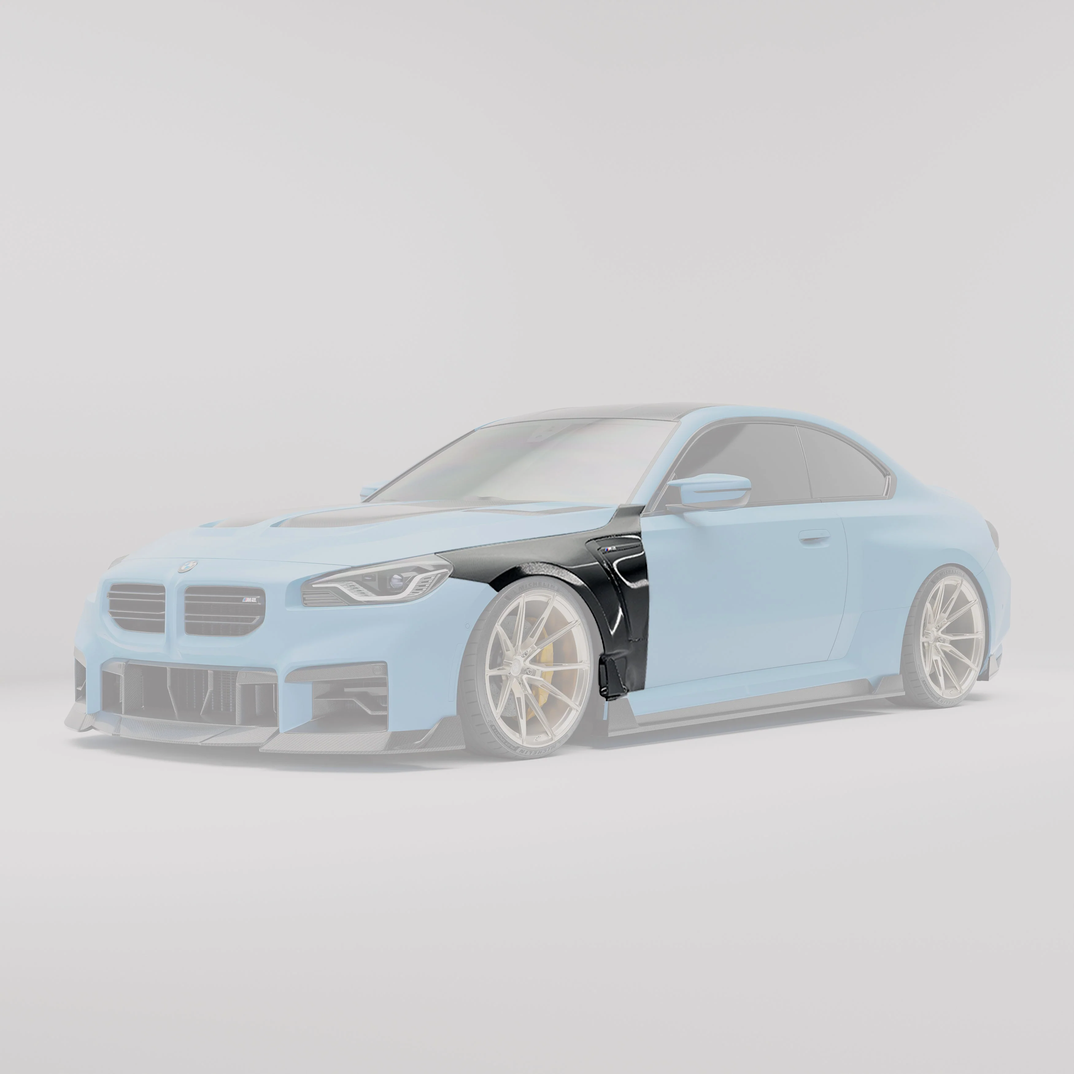 BMW M2 G87 Carbon Fiber Front Fenders - Image 3