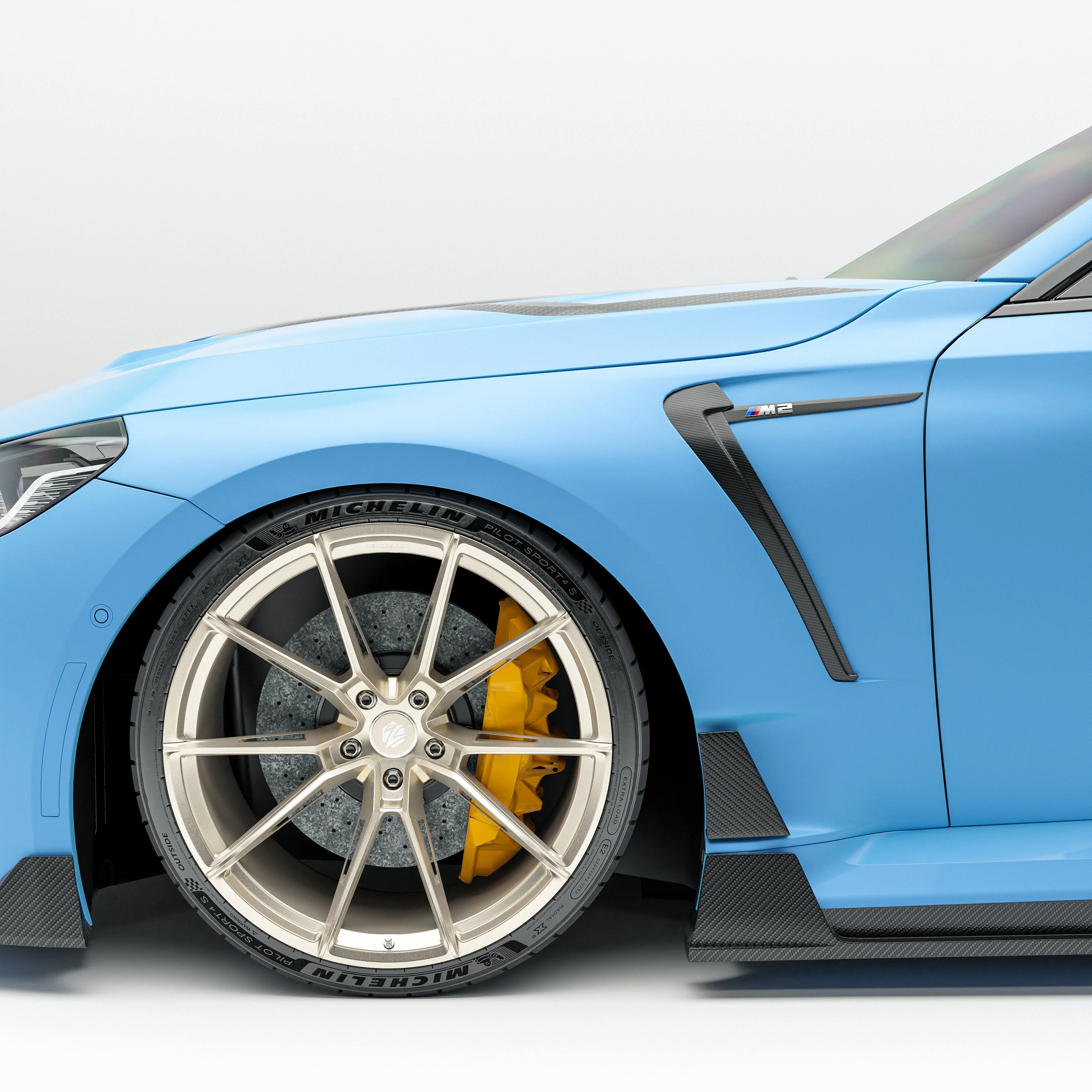 BMW M2 G87 Carbon Fiber Front Fenders - Image 5