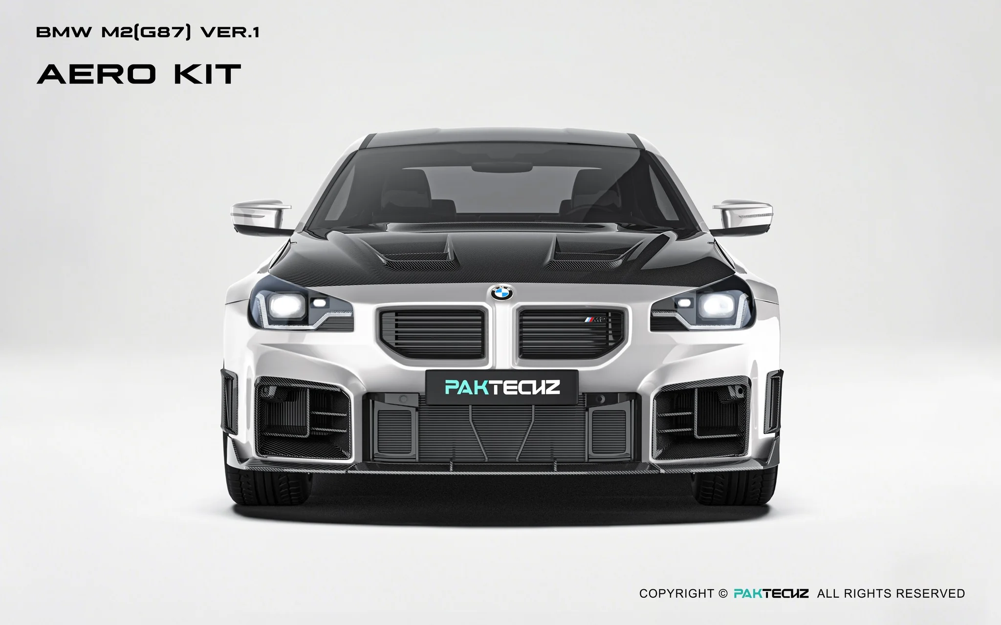 BMW M2（G87) Paktechz Dry Carbon Full Aerodynamics kit - Image 7