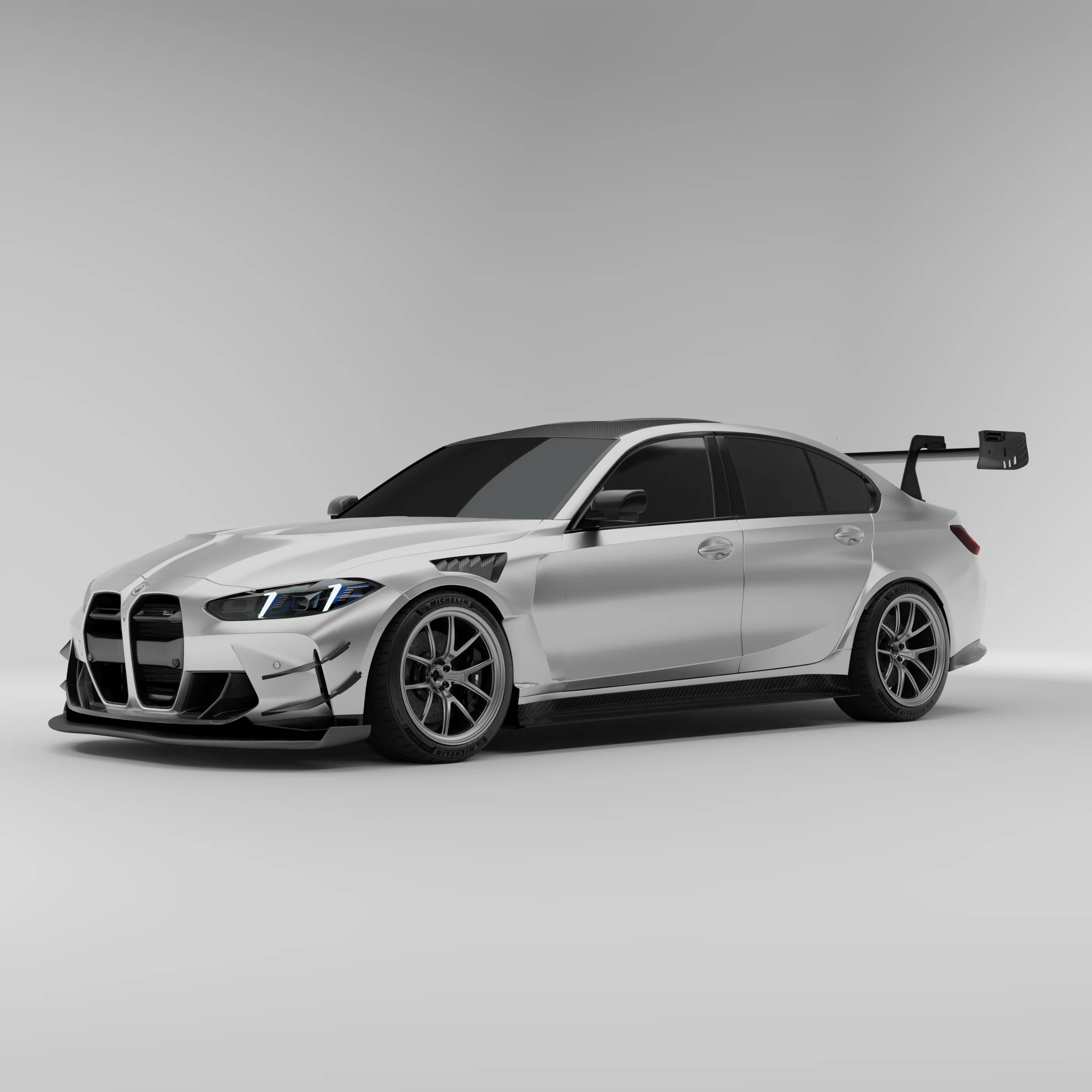 BMW M3 G80 Carbon Fiber Rear Wing - Image 4