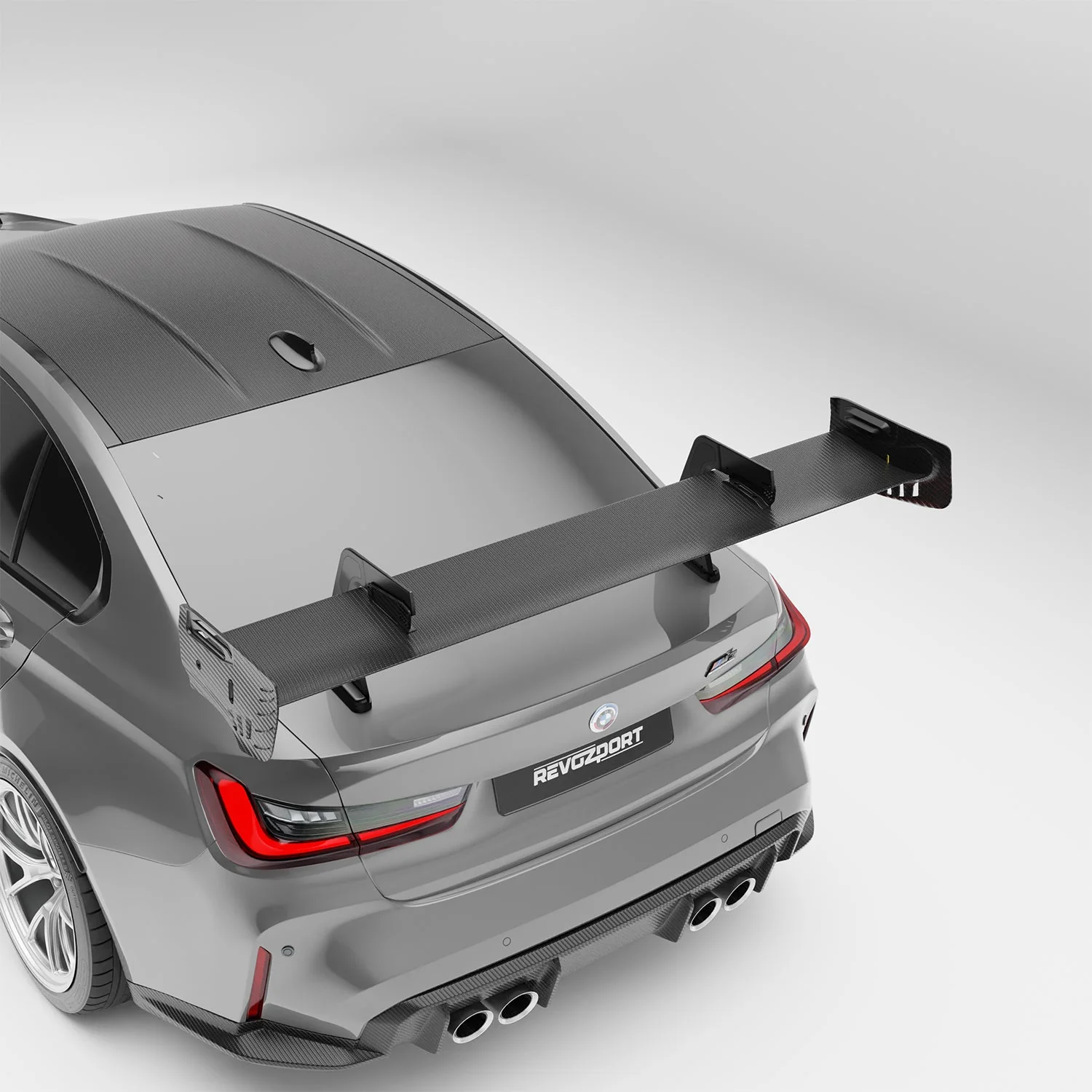 BMW M3 G80 Carbon Fiber Rear Wing - Image 7