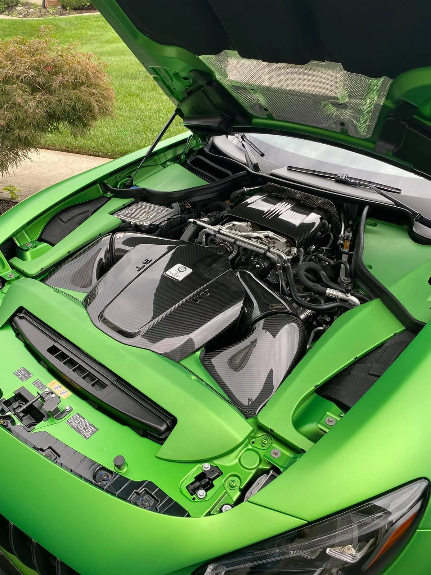 CMST Carbon Fiber Engine Cover for Mercedes Benz AMG GT & GTS & GTC & GTR 2015-ON - Image 9