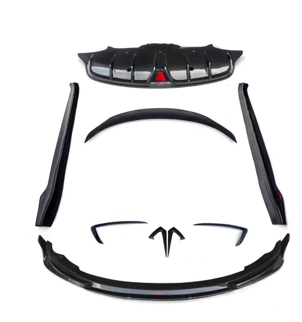 CMST Carbon Fiber Full Body Kit Style C for Tesla Model 3 - Image 3