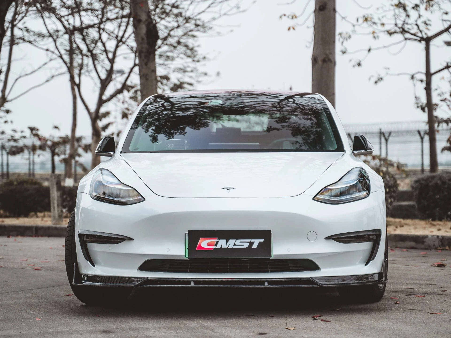 CMST Carbon Fiber Full Body Kit Style C for Tesla Model 3 - Image 4