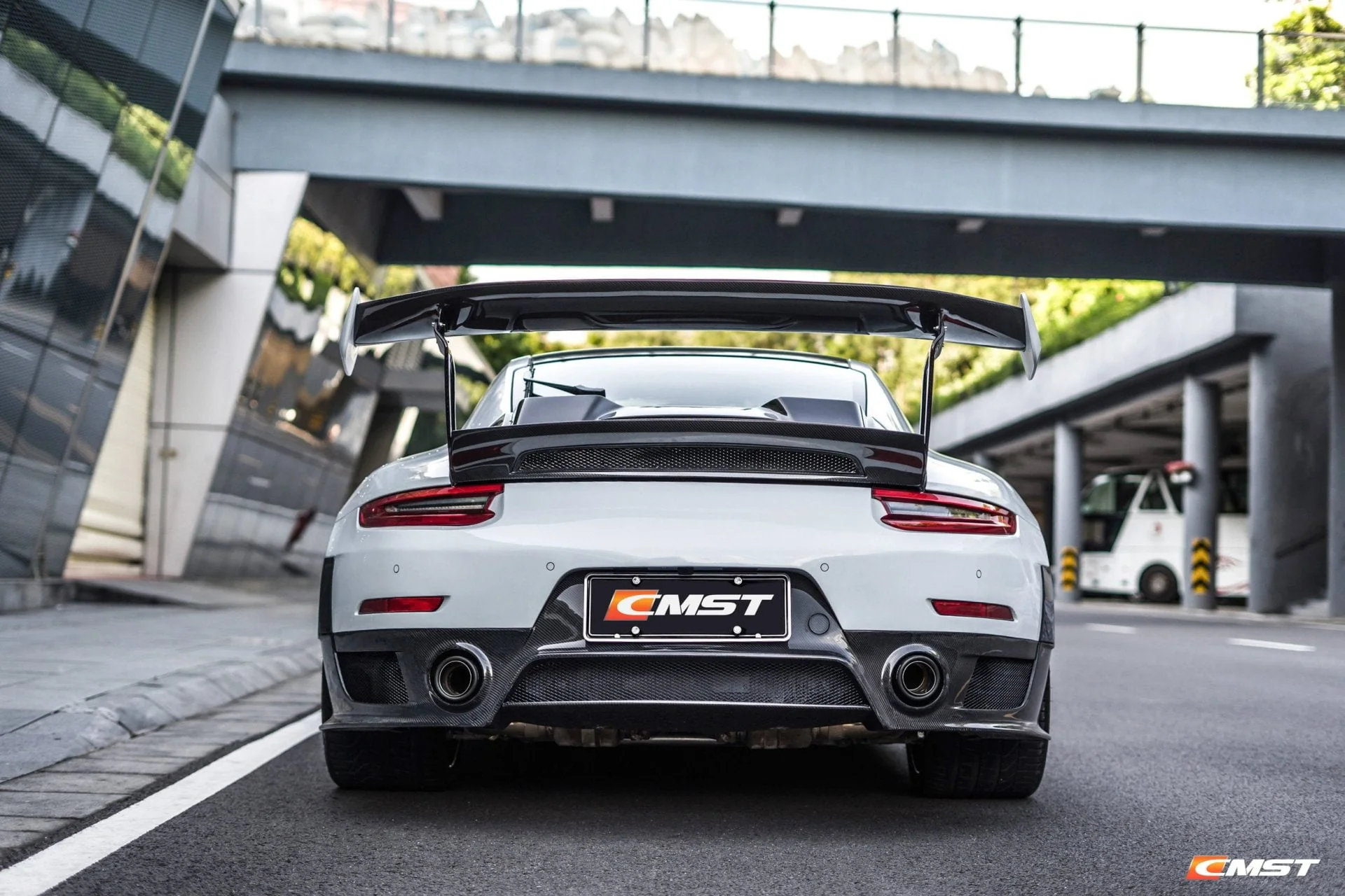 CMST Carbon Fiber Rear Bumper & Diffuser for Porsche 991.1 991.2 GT2RS (2012-2018) - Image 12