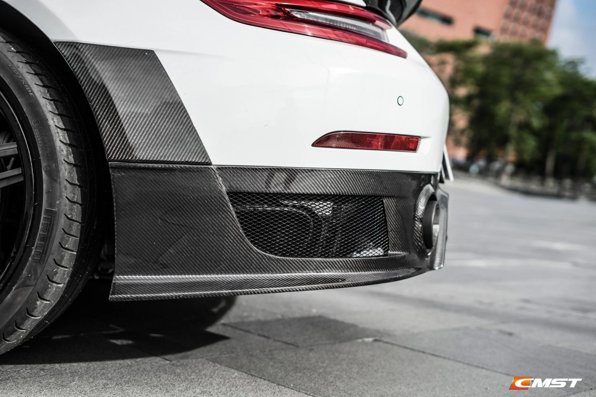 CMST Carbon Fiber Rear Bumper & Diffuser for Porsche 991.1 991.2 GT2RS (2012-2018) - Image 8
