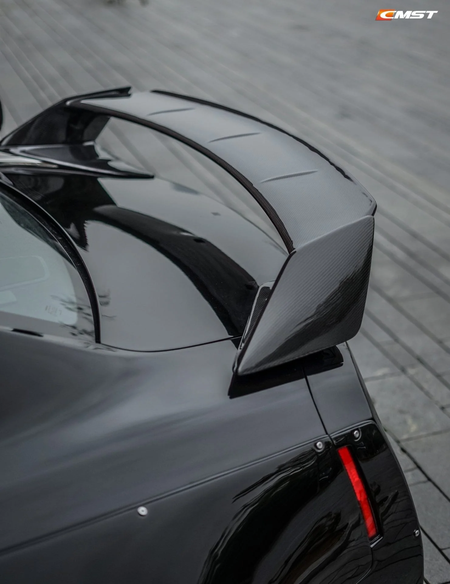 CMST Carbon Fiber Rear Spoiler for Nissan GTR GT-R R35 2008-2016 - Image 4