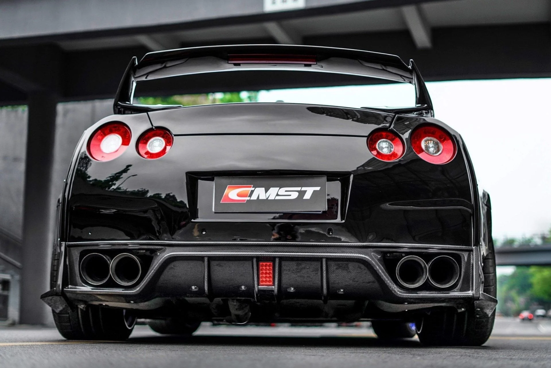 CMST Carbon Fiber Rear Spoiler for Nissan GTR GT-R R35 2008-2016 - Image 6