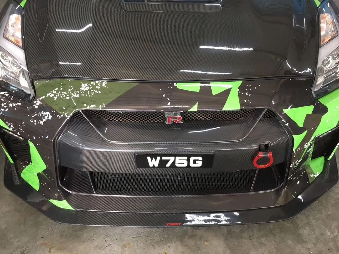 CMST Carbon Fiber Stage 1 Front Bumper & Lip for Nissan GTR GT-R R35 2008-2016 Facelift Conversion - Image 15
