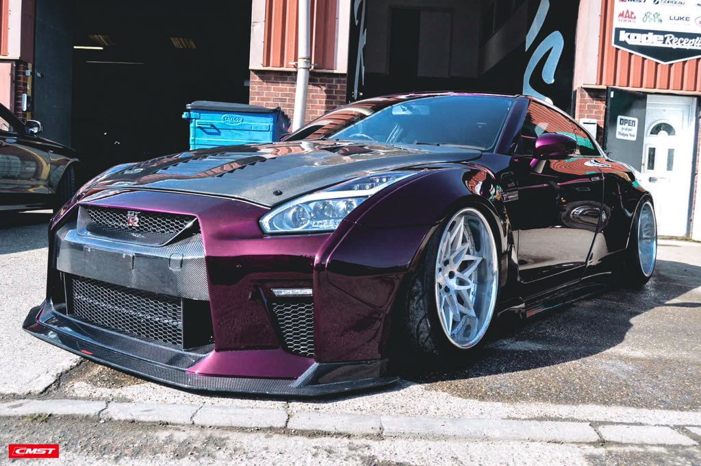CMST Carbon Fiber Stage 1 Front Bumper & Lip for Nissan GTR GT-R R35 2008-2016 Facelift Conversion - Image 18