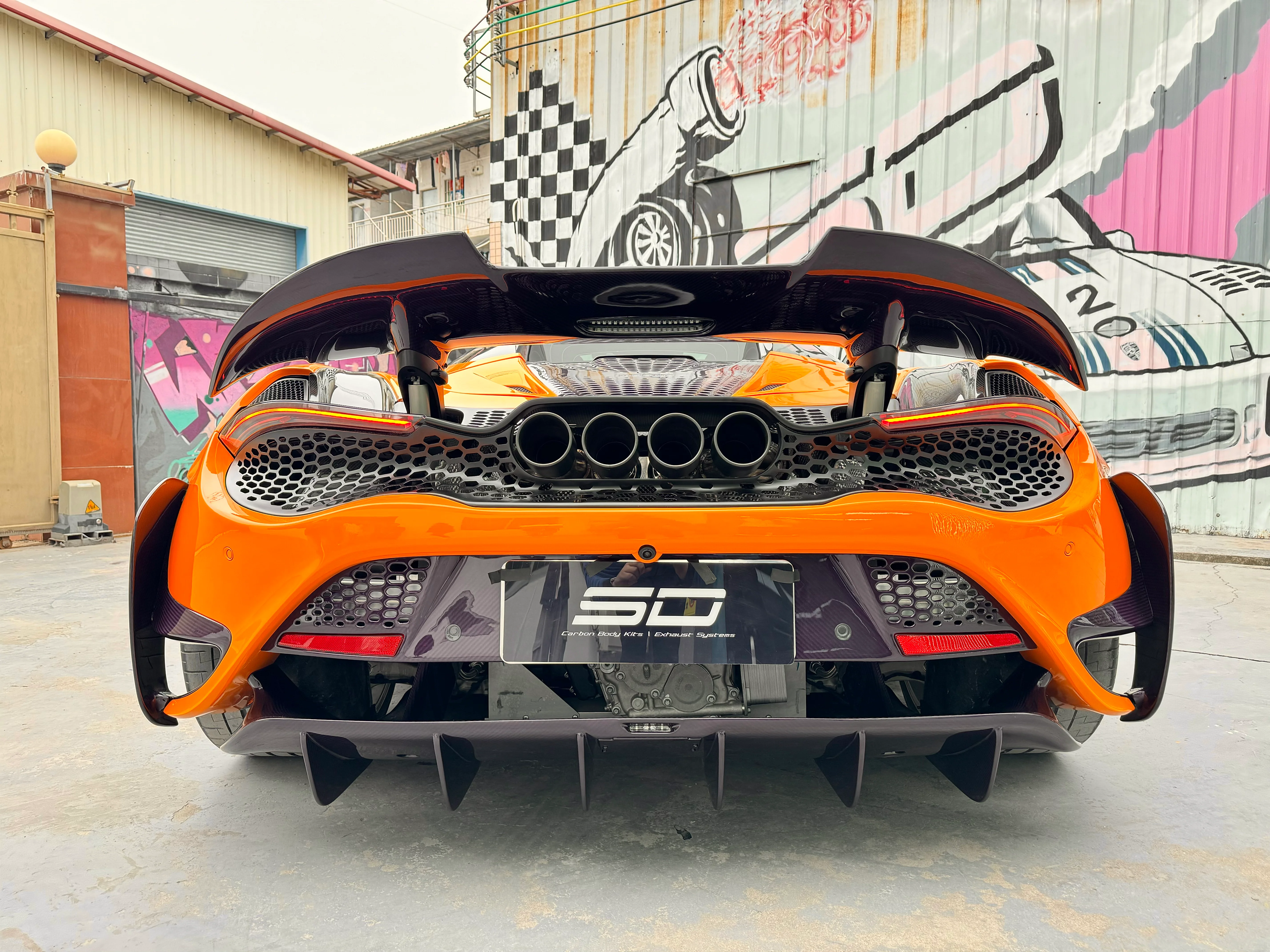 SD Dry Carbon Fibre Conversion Full Body Kit for McLaren 720S to 765LT - Image 12
