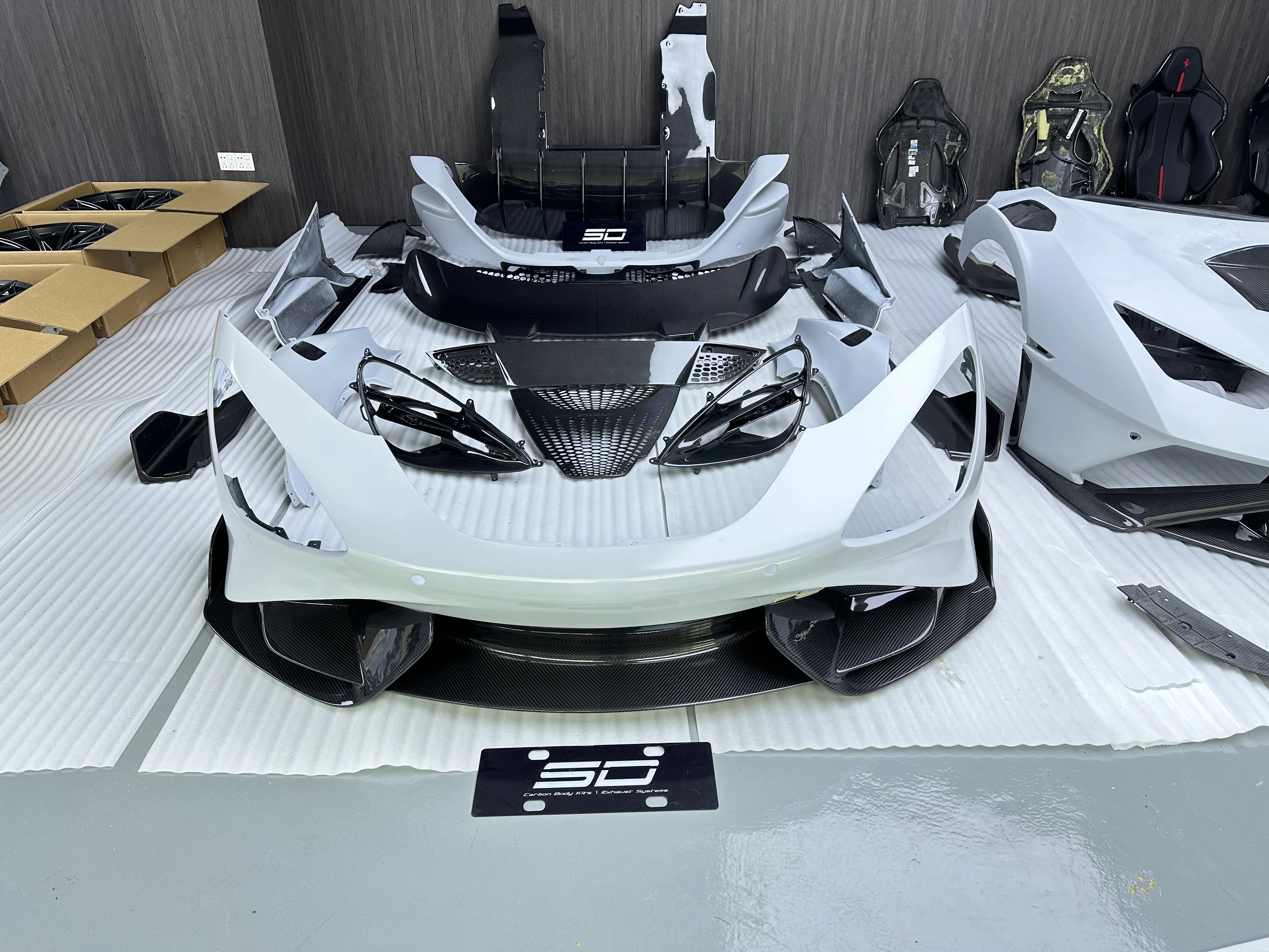SD Dry Carbon Fibre Conversion Full Body Kit for McLaren 720S to 765LT - Image 19