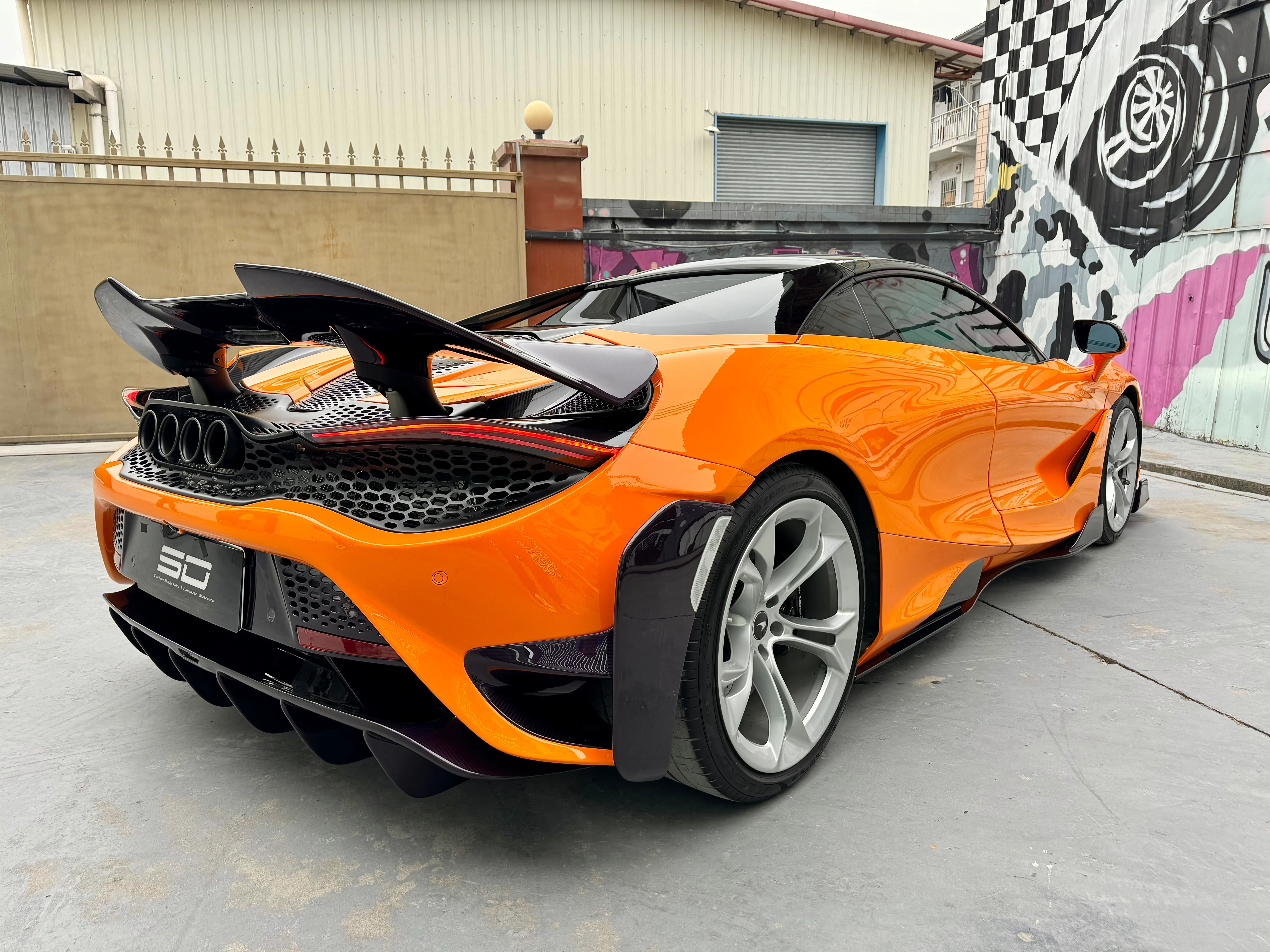 SD Dry Carbon Fibre Conversion Full Body Kit for McLaren 720S to 765LT - Image 3