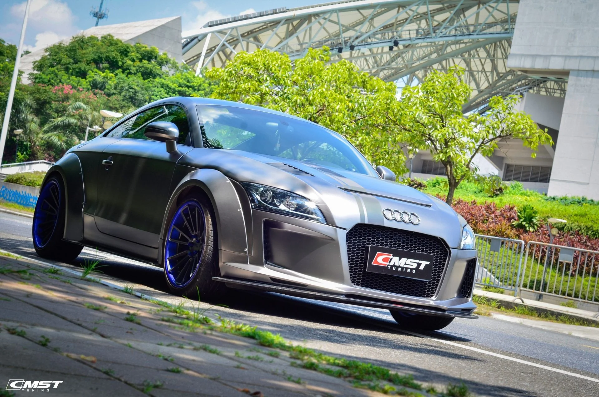 CMST Tuning Carbon Fiber Front Bumper & Front Lip For Audi TT TTS MK2 8J 2011-2015 - Image 10