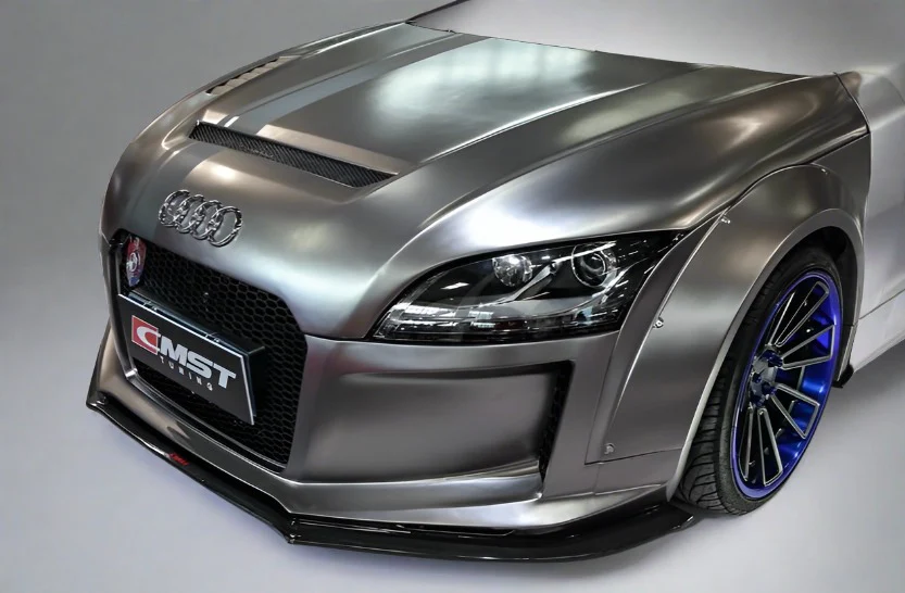 CMST Tuning Carbon Fiber Front Bumper & Front Lip For Audi TT TTS MK2 8J 2011-2015 - Image 3