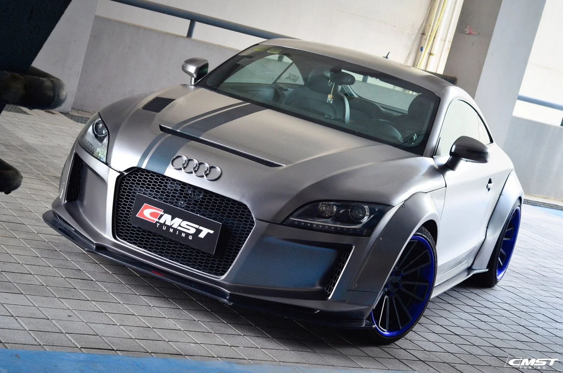 CMST Tuning Carbon Fiber Front Bumper & Front Lip For Audi TT TTS MK2 8J 2011-2015 - Image 6