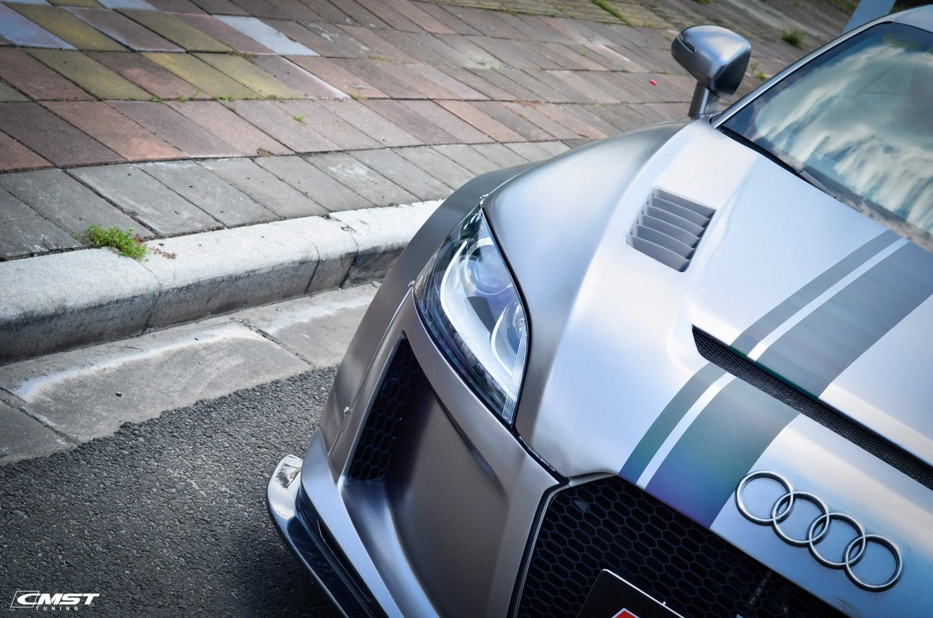 CMST Tuning Carbon Fiber Front Bumper & Front Lip For Audi TT TTS MK2 8J 2011-2015 - Image 8