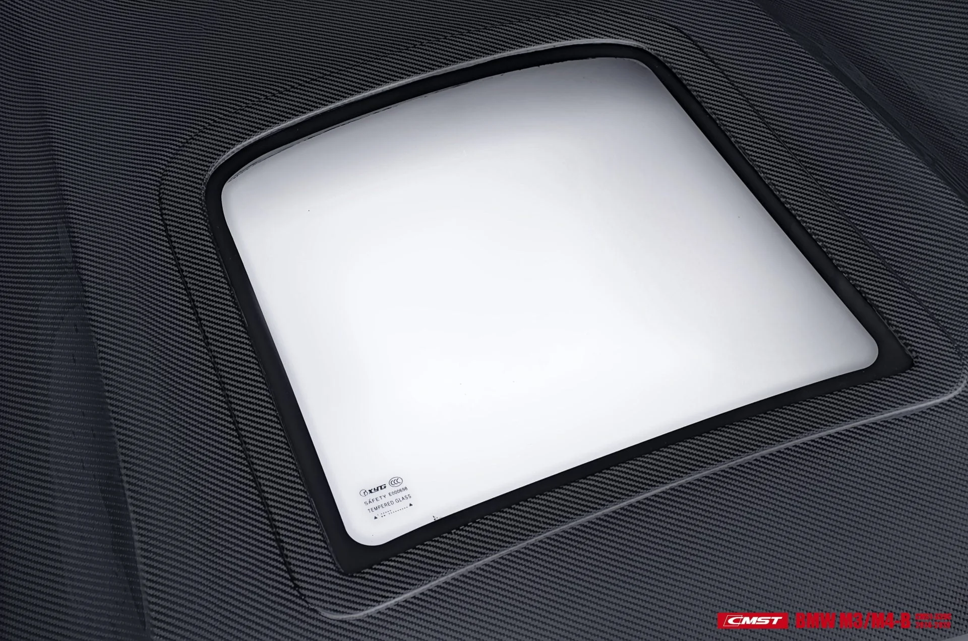 CMST Tuning Carbon Fiber Glass transparent Hood GTS Style BMW M3 / M4 F80 F82 F83 - Image 5