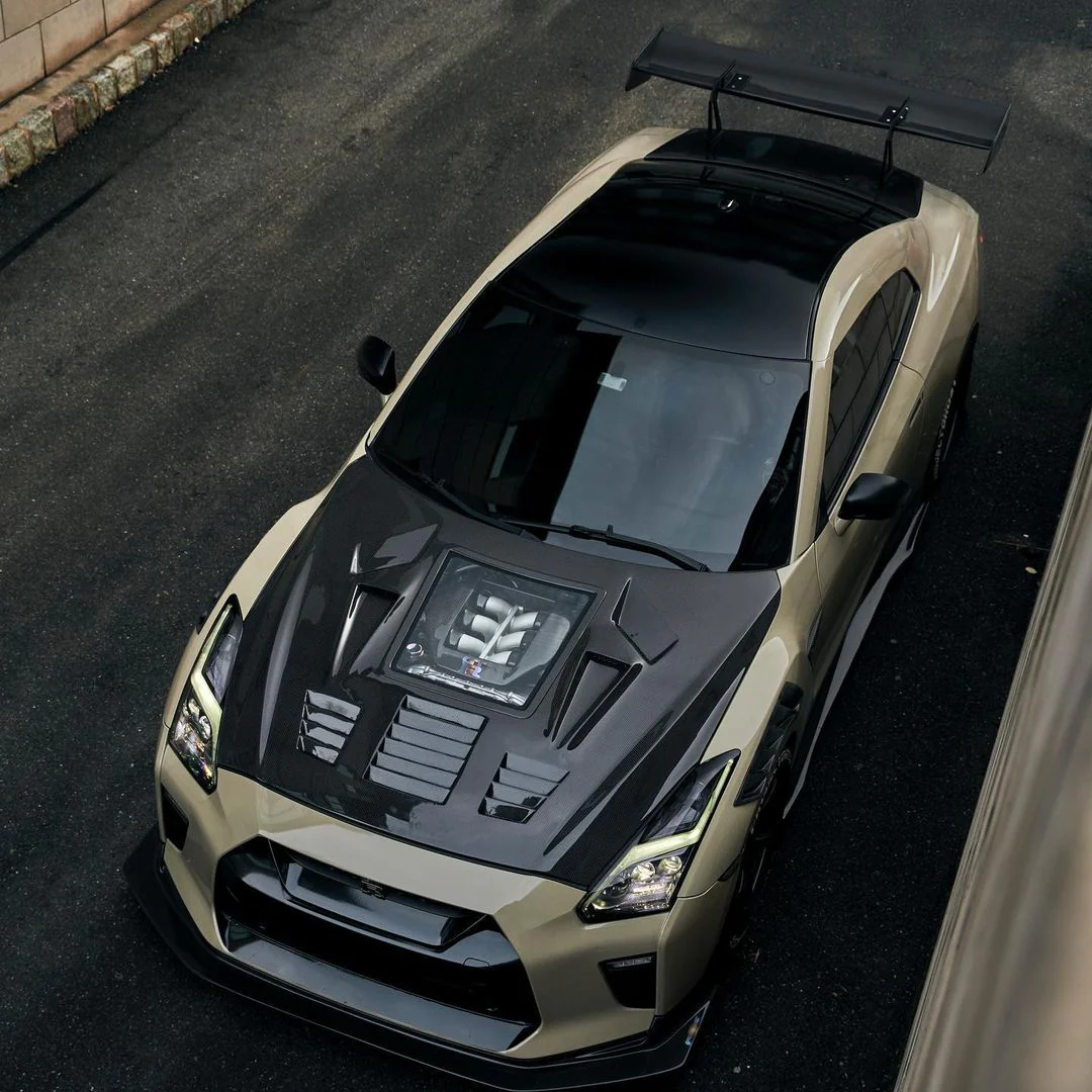 CMST Tuning Carbon Fiber Glass Transparent Hood Ver.2 For Nissan GTR GT-R R35 2017-2022 - Image 18
