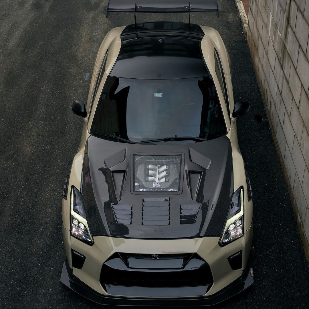 CMST Tuning Carbon Fiber Glass Transparent Hood Ver.2 For Nissan GTR GT-R R35 2017-2022 - Image 3