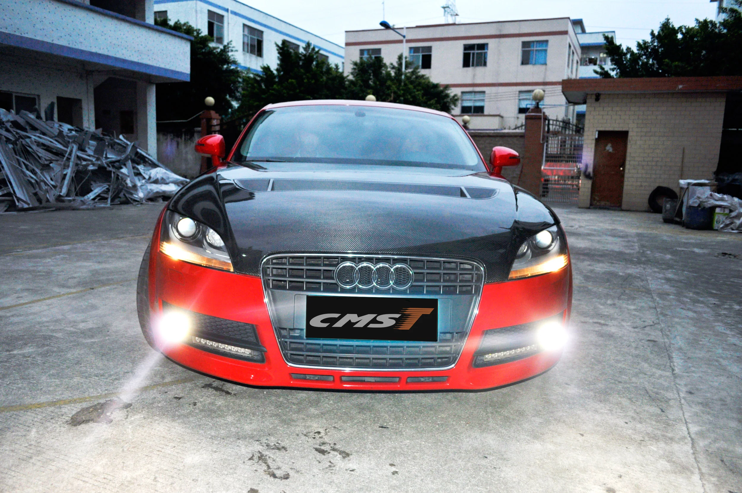 CMST Tuning Carbon Fiber Hood Bonnet Ver.1 For Audi TT TTS MK2 8J 2007-2015 - Image 7