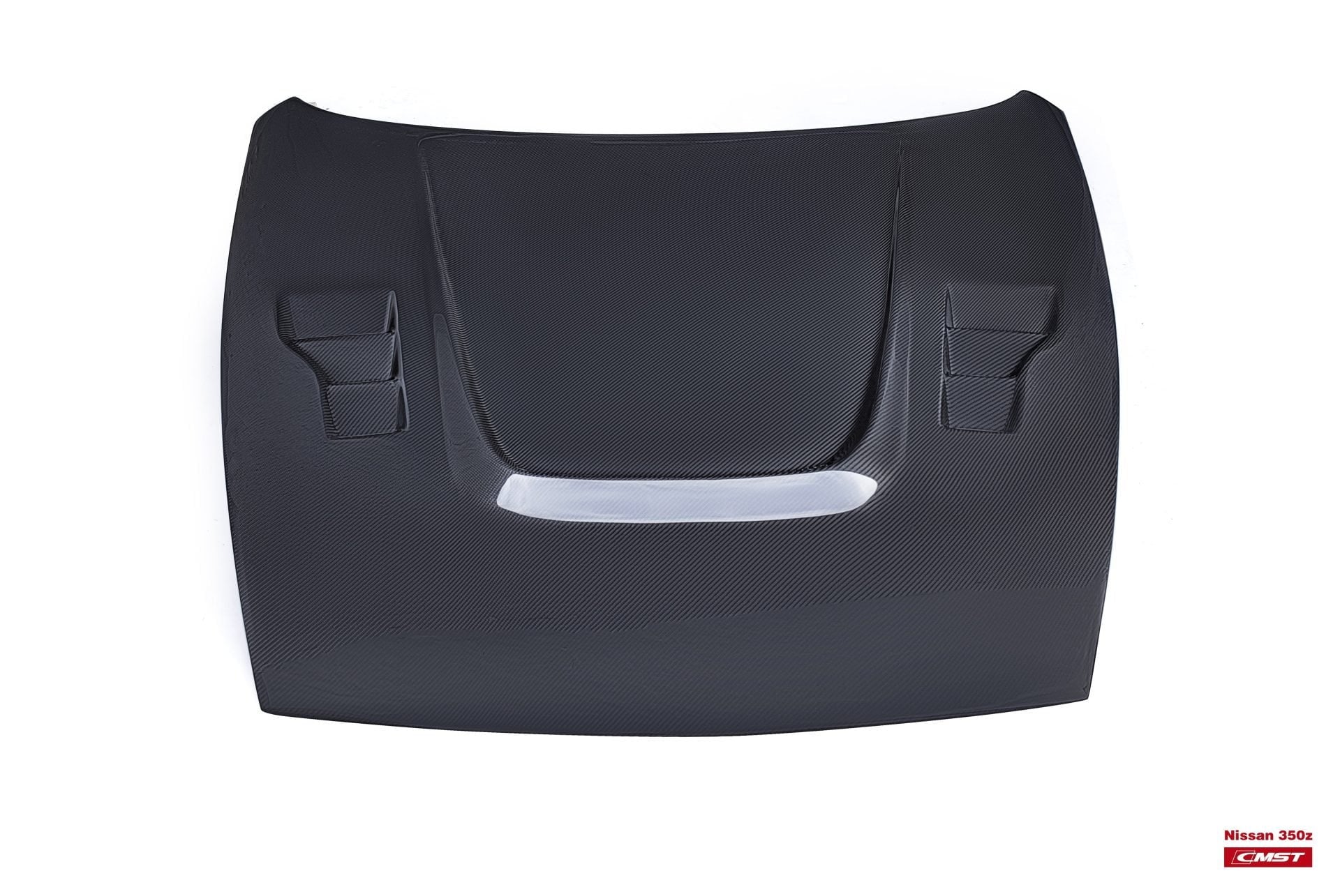 CMST Tuning Carbon Fiber Hood With 3 Vents ver.2 for Nissan 370Z Z34 Fairlady Z Vented - Image 4